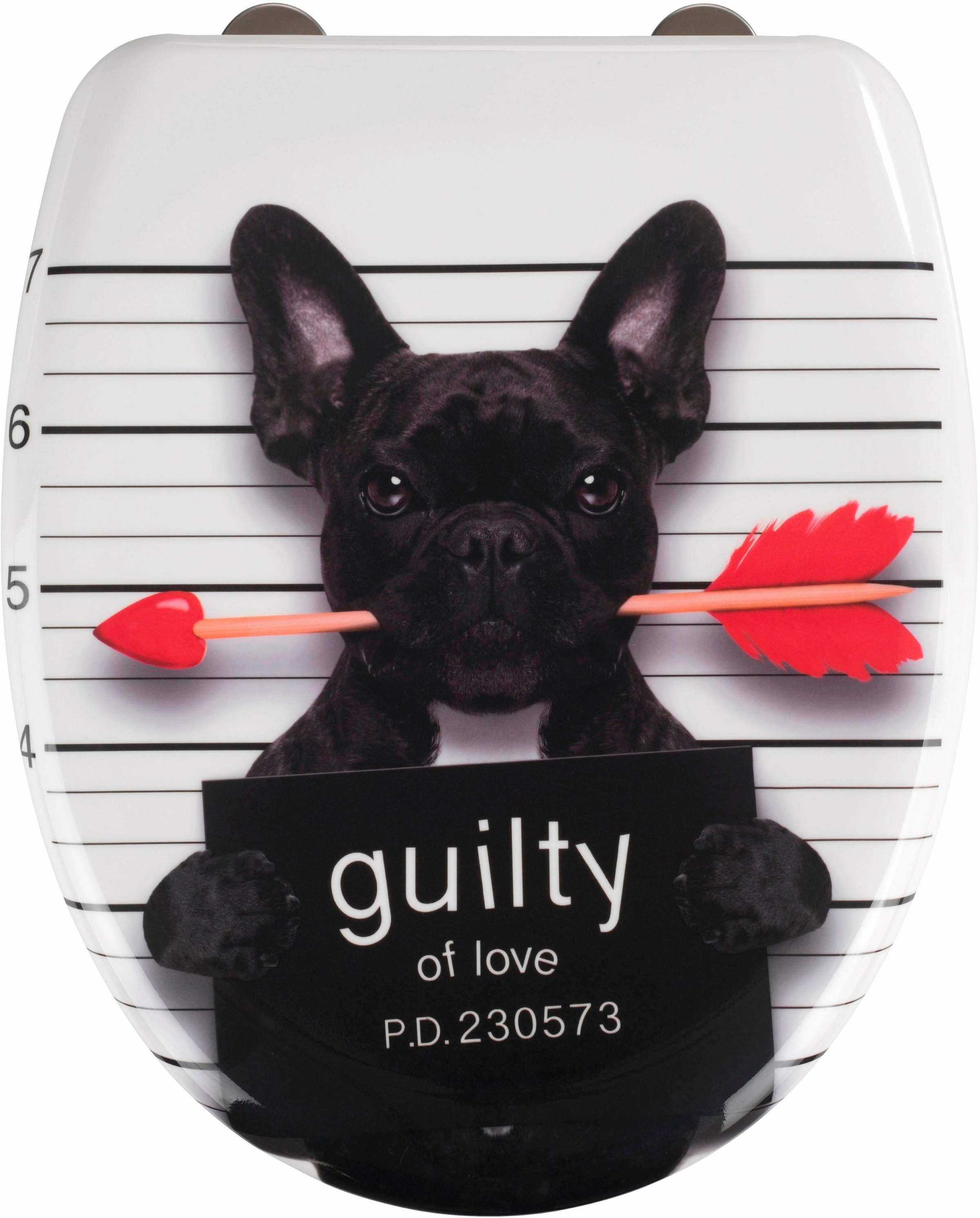 WENKO WC-Sitz "Guilty Dog"