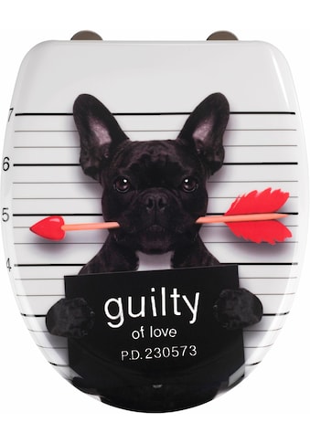 WENKO WC-Sitz »Guilty Dog«