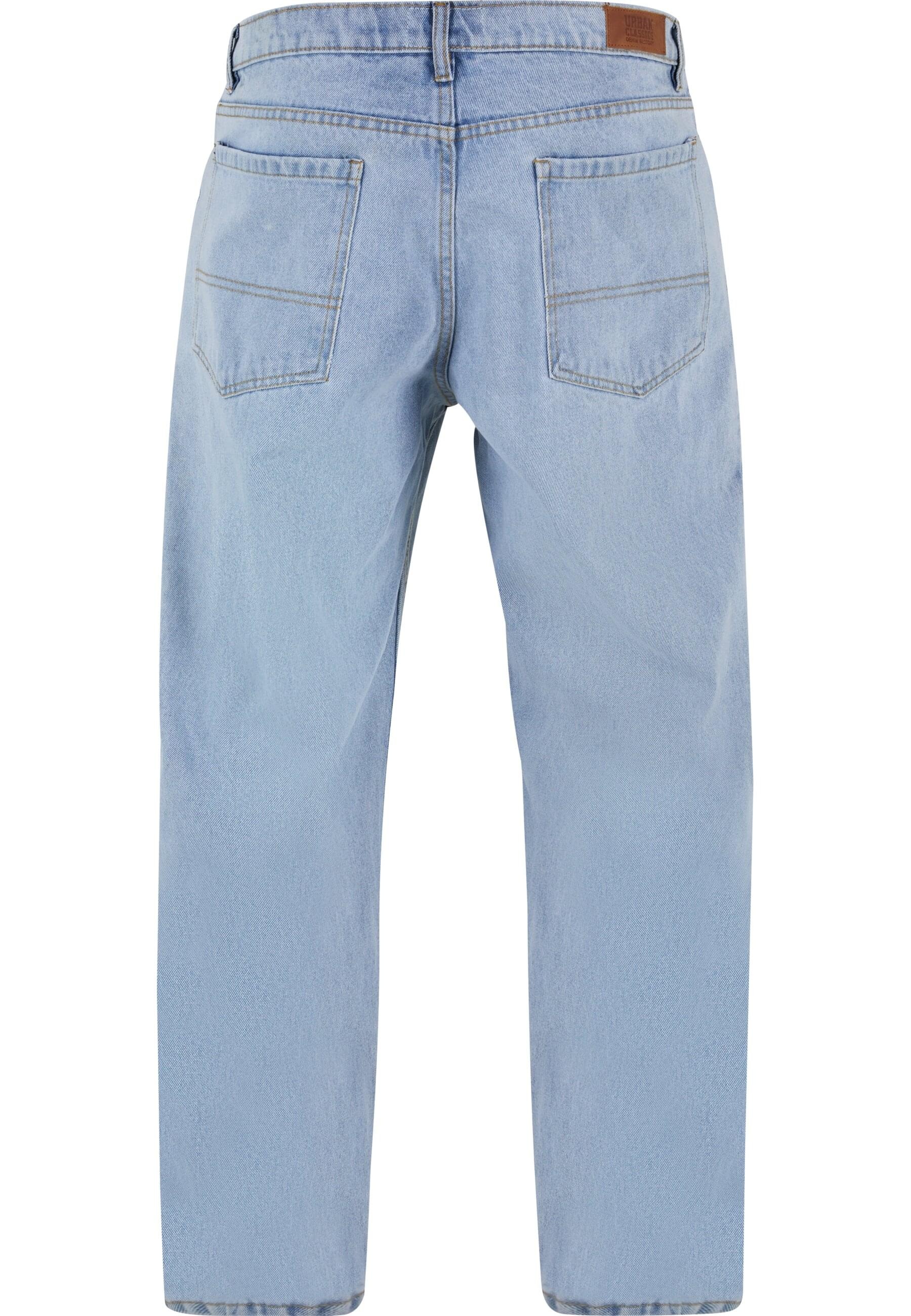 URBAN CLASSICS Bequeme Jeans »Urban Classics Herren Heavy Ounce Straight Fit Zipped Jeans«