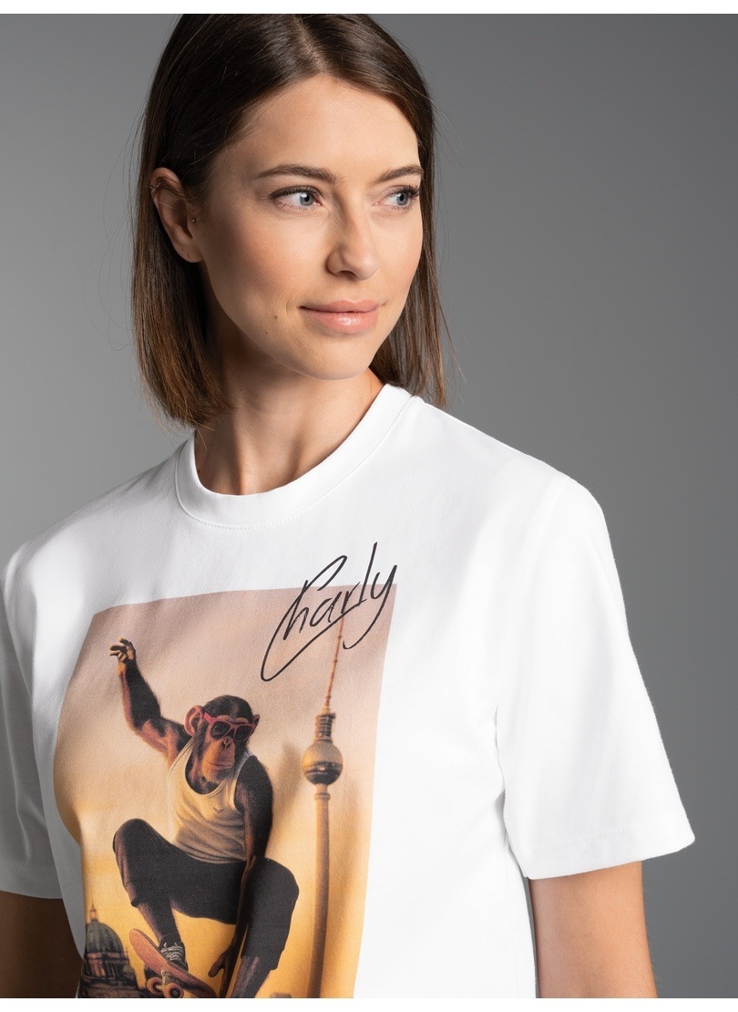 Thumbnail - Trigema T-Shirt "TRIGEMA T-Shirt trigema Affe Charly Skateboard" 1 Stk. tlg.