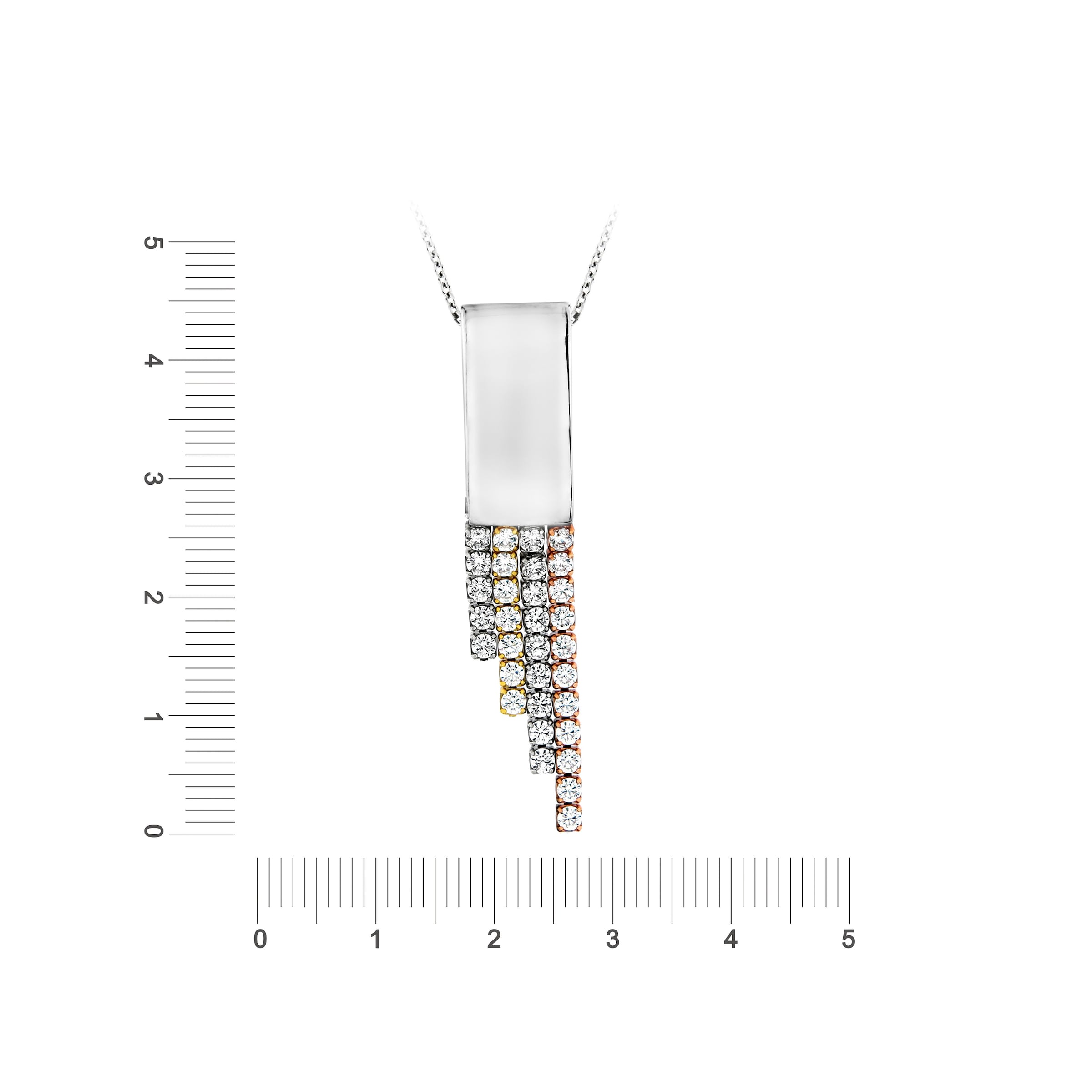 Smart Jewel Kette mit Anhänger »Zirkonia Steine als Behang Silber 925« GE9521