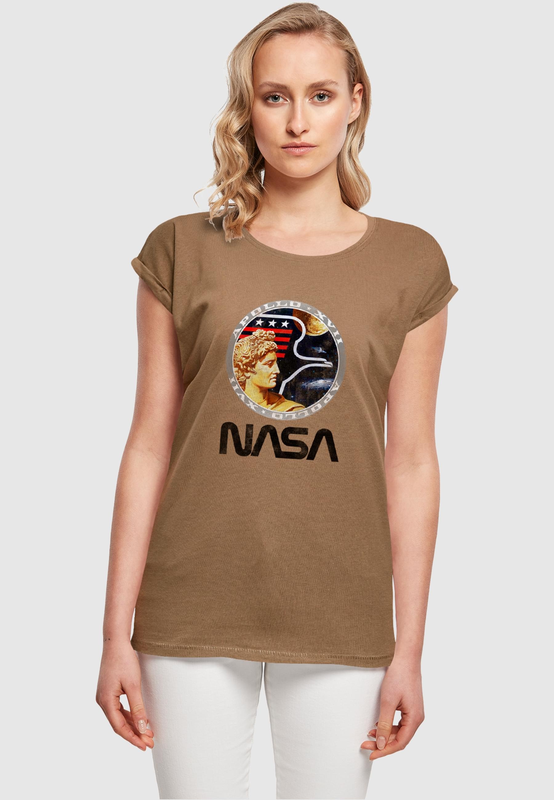 Merchcode T-Shirt »Merchcode Damen Ladies NASA - Apollo T-Shirt«, (1 tlg.)