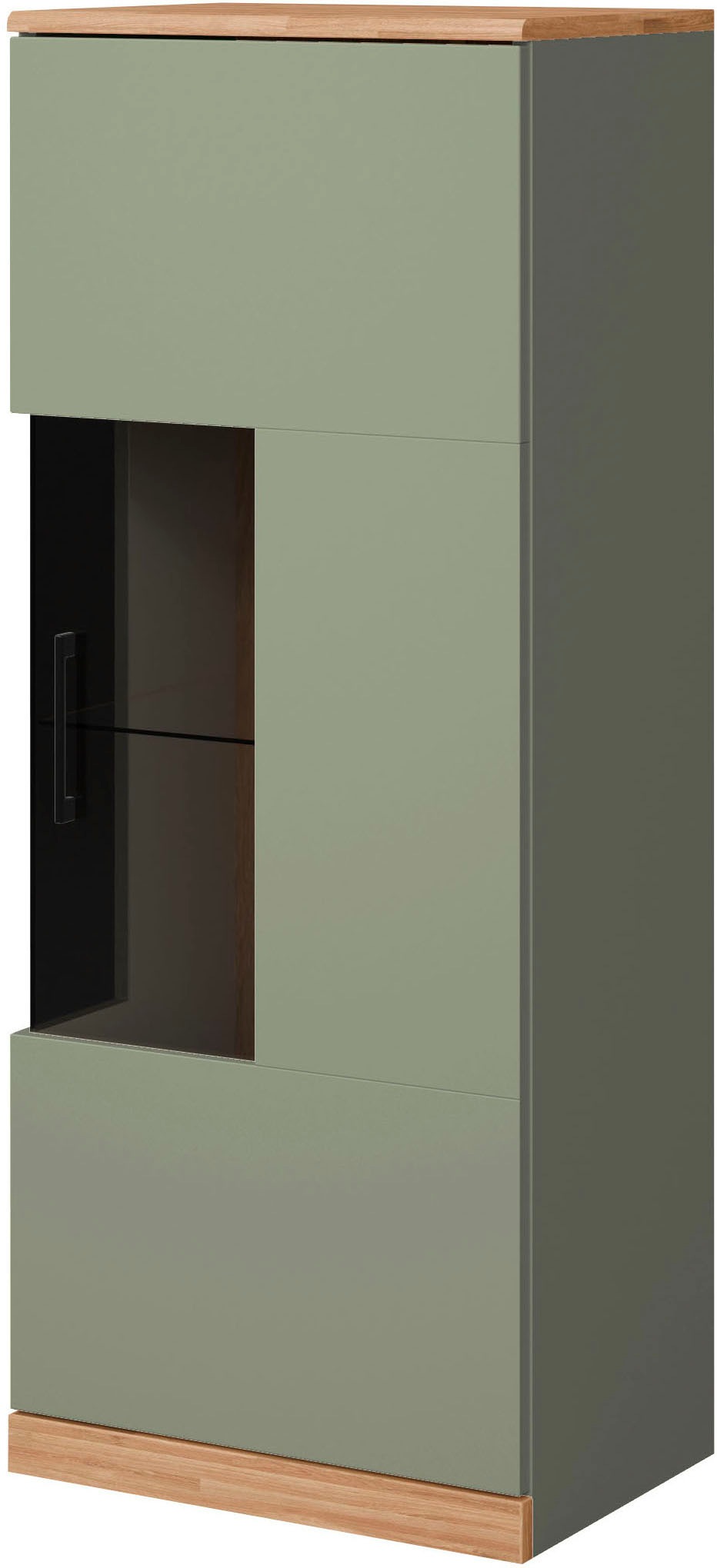 OTTO home Vitrine "Ribe,125cm hoch,4 Fächer,1Glasboden variabel einsetzbar" günstig online kaufen