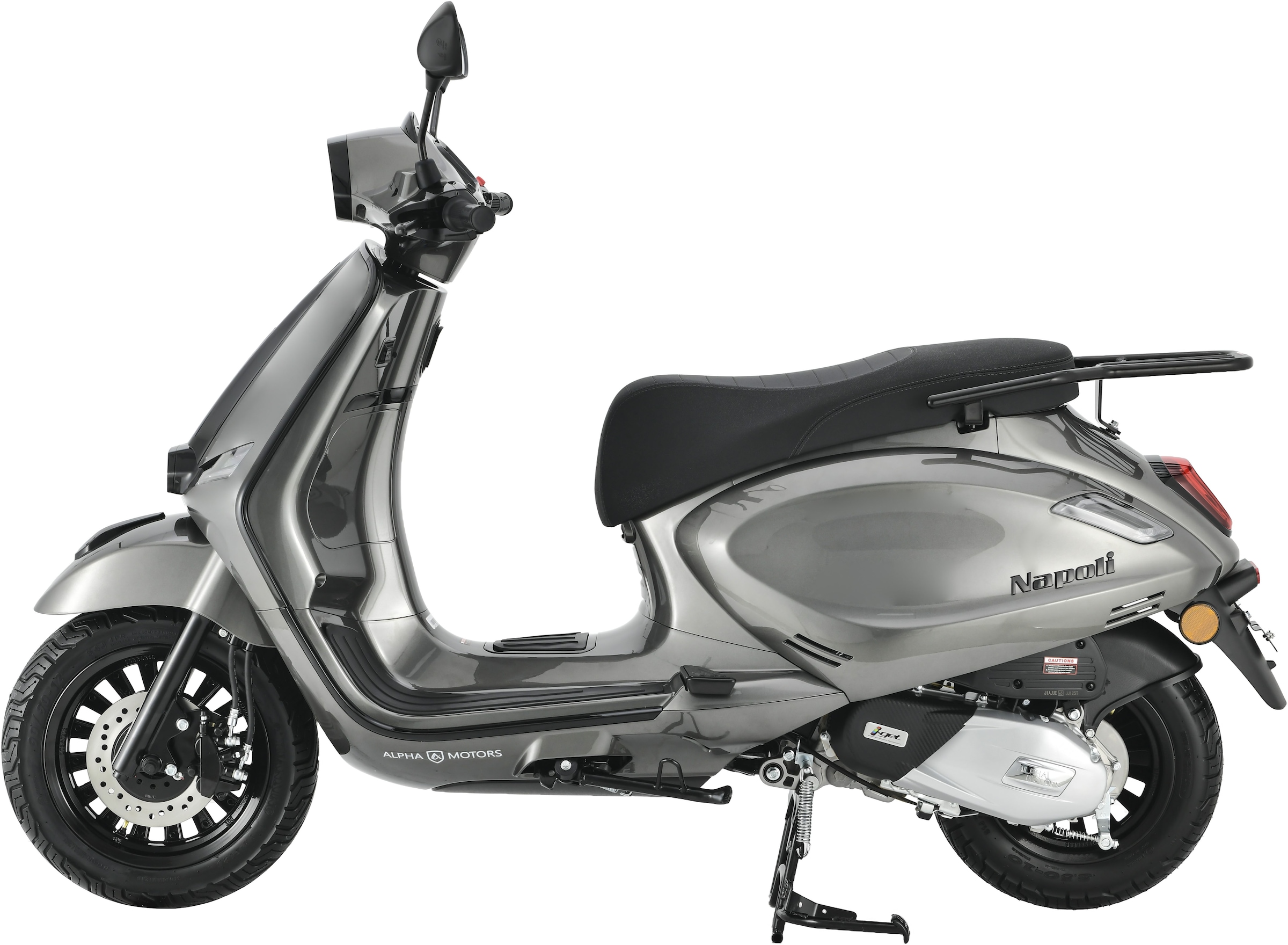 Alpha Motors Motorroller »Napoli 125 ccm 85 km/h EURO 5+ (mit/ohne Topcase)«, 125 cm³, 85 km/h, Euro 5, 9,38 PS