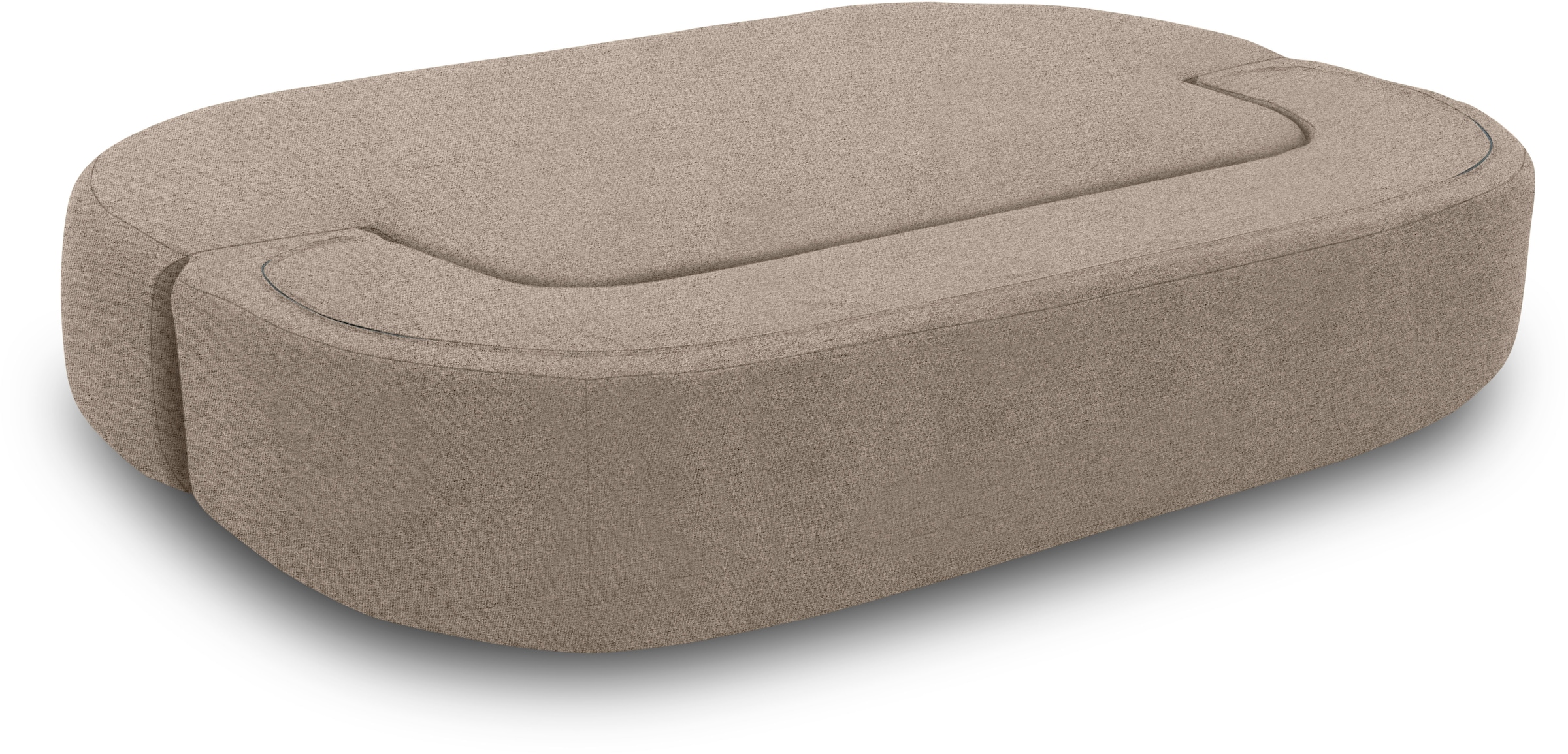 INOSIGN Schlafsofa »Denair oval Federkern«, 2-Sitzer durch Klappen verwandeln in eine Liegefläche