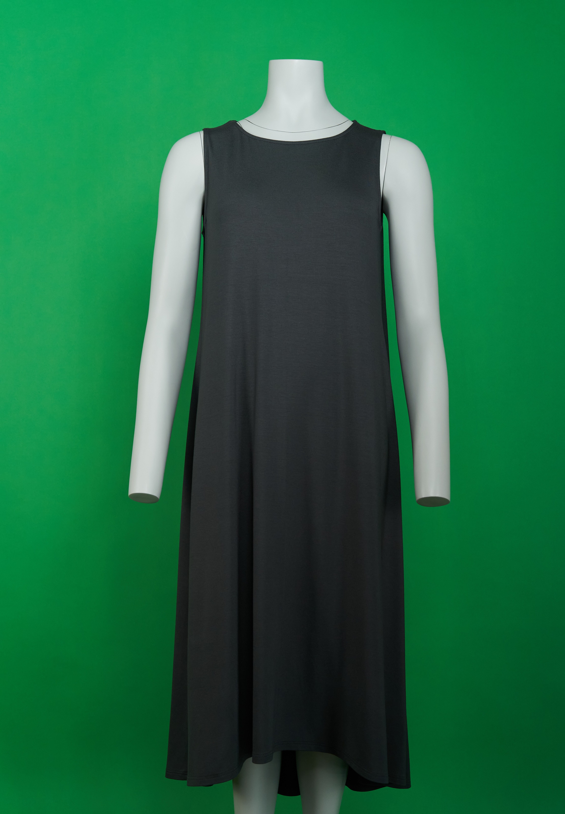 Thumbnail - Seidel Moden Midikleid Ohne Taschen ärmellos, aus Viskose - MADE IN GERMANY