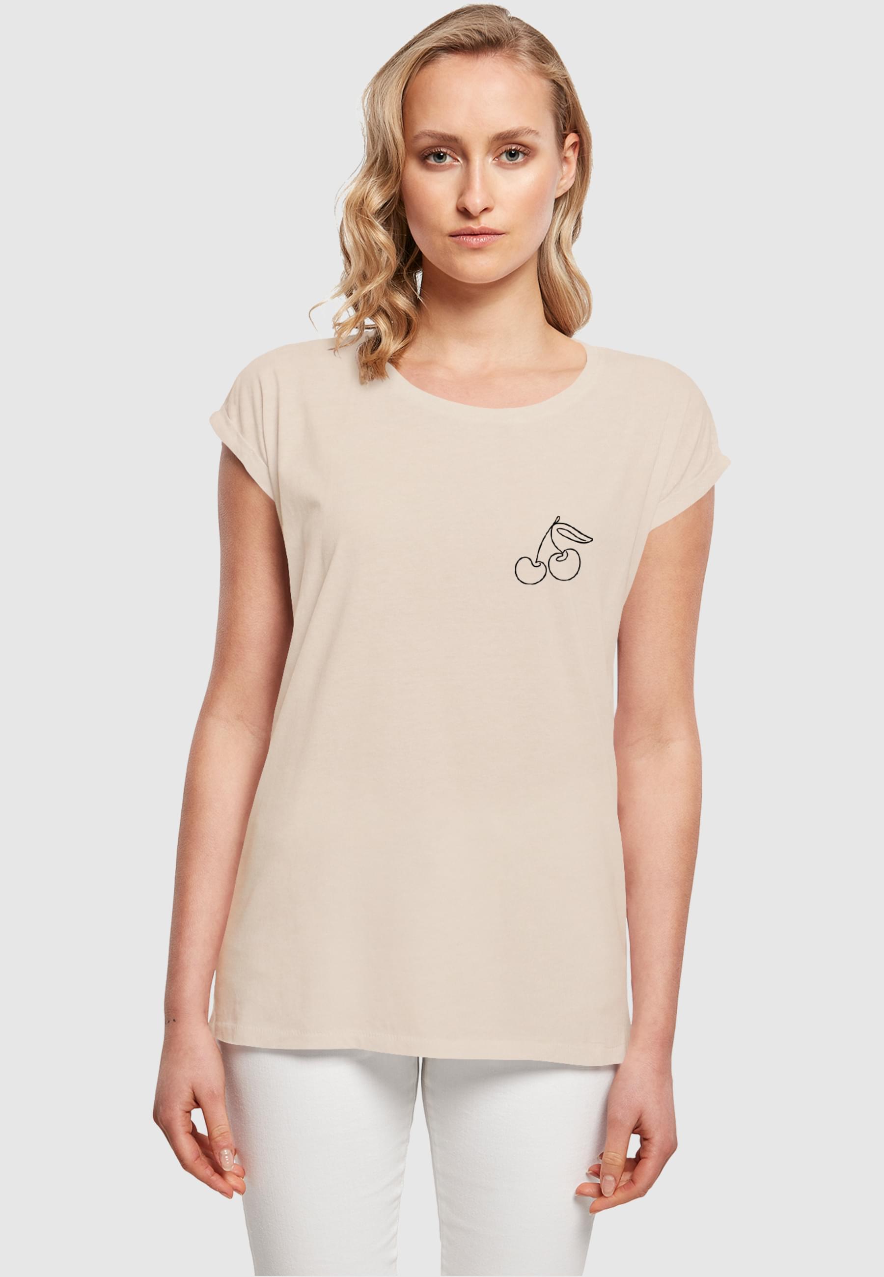 Thumbnail - Merchcode T-Shirt "Merchcode Damen Ladies Cherry T-Shirt", (1 tlg.)