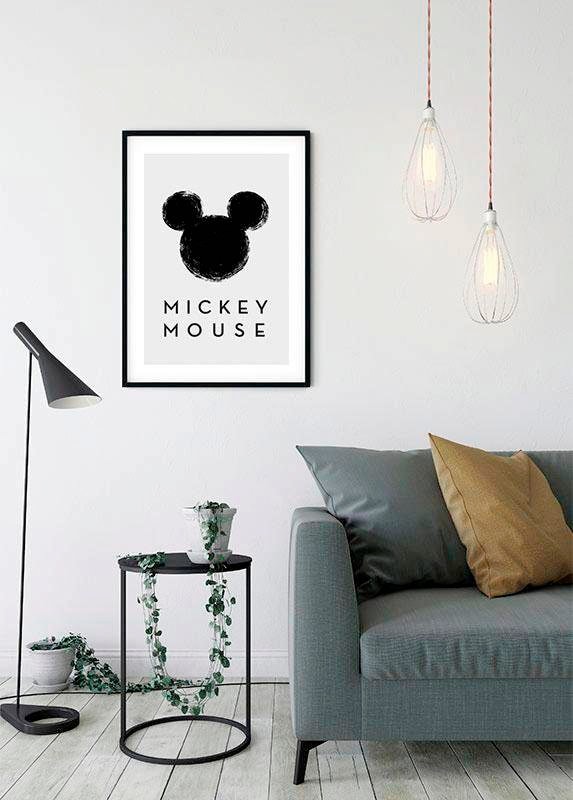 Poster (1 Silhouette«, | BAUR Schlafzimmer, Komar Disney, Mouse Kinderzimmer, Wohnzimmer St.), »Mickey