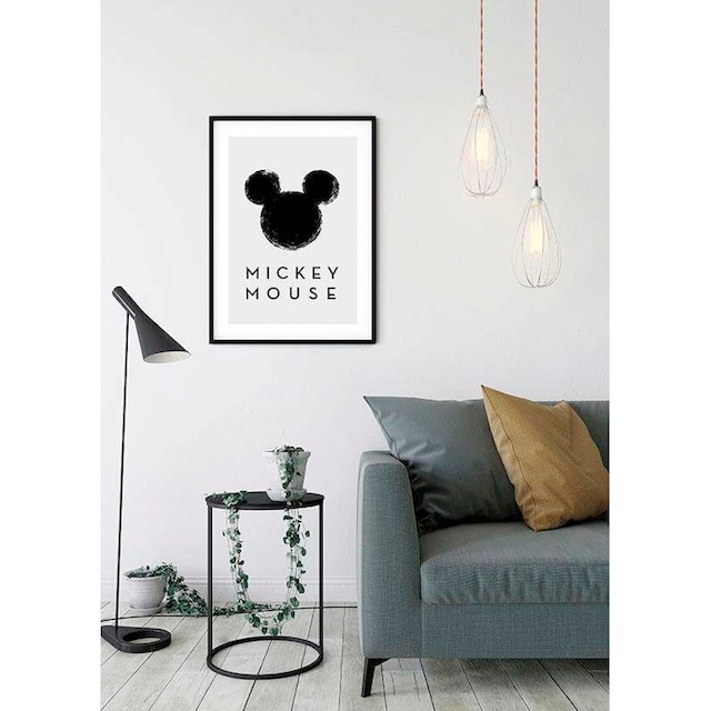 Komar Poster »Mickey Mouse Silhouette«, Disney, (1 St.), Kinderzimmer,  Schlafzimmer, Wohnzimmer | BAUR