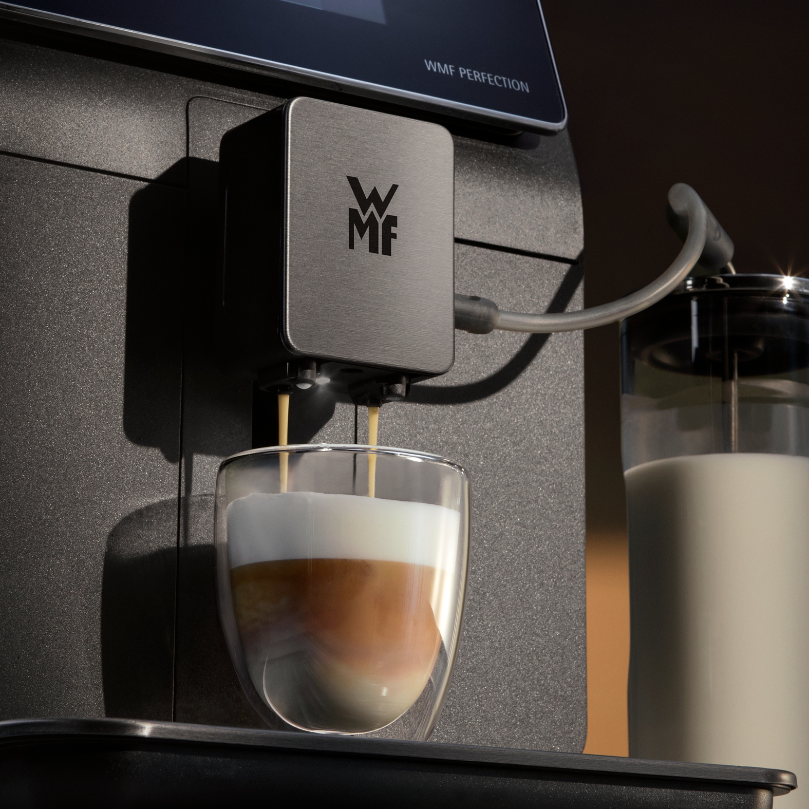 WMF Kaffeevollautomat »Perfection 890L CP855815«, intuitive Benutzeroberfläche, perfekter Milchschaum, selbstreinigend