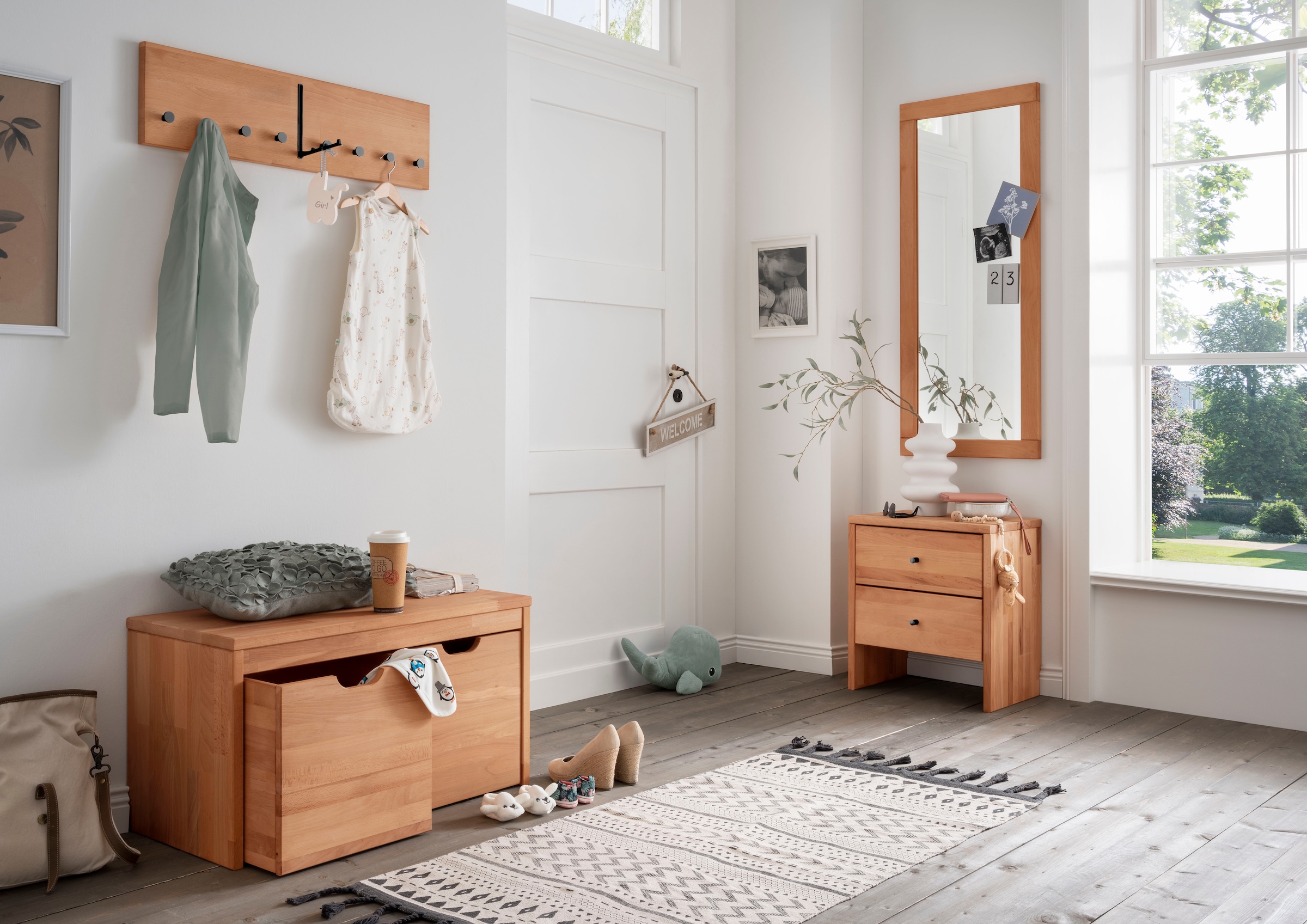Home affaire Kommode »Dura« aus FSC®-zertifiziertem Massivholz, Breite 50 cm