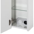 Schildmeyer Spiegelschrank »Verona«, Breite 90 cm, 3-türig, 2 LED-Einbaustrahler, Schalter-/Steckdosenbox, Glaseinlegeböden, Made in Germany