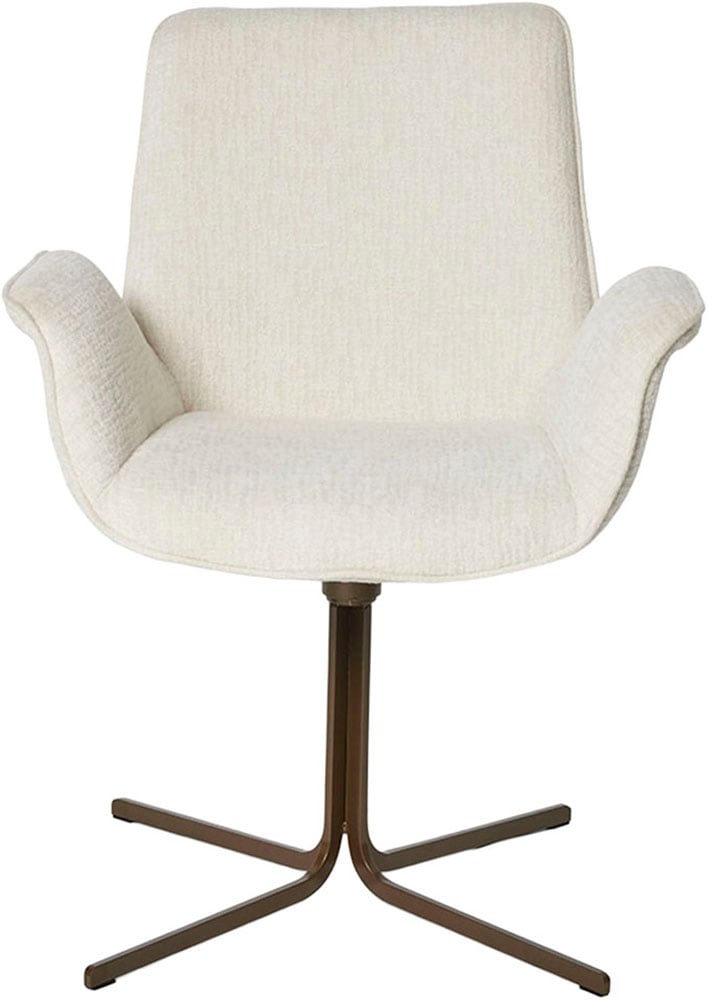 Jahnke Schalenstuhl »POLE TWIST« () Drehbar, gepolstert, mit Armlehnen, Metallgestell, B:65xT:63xH:85 cm