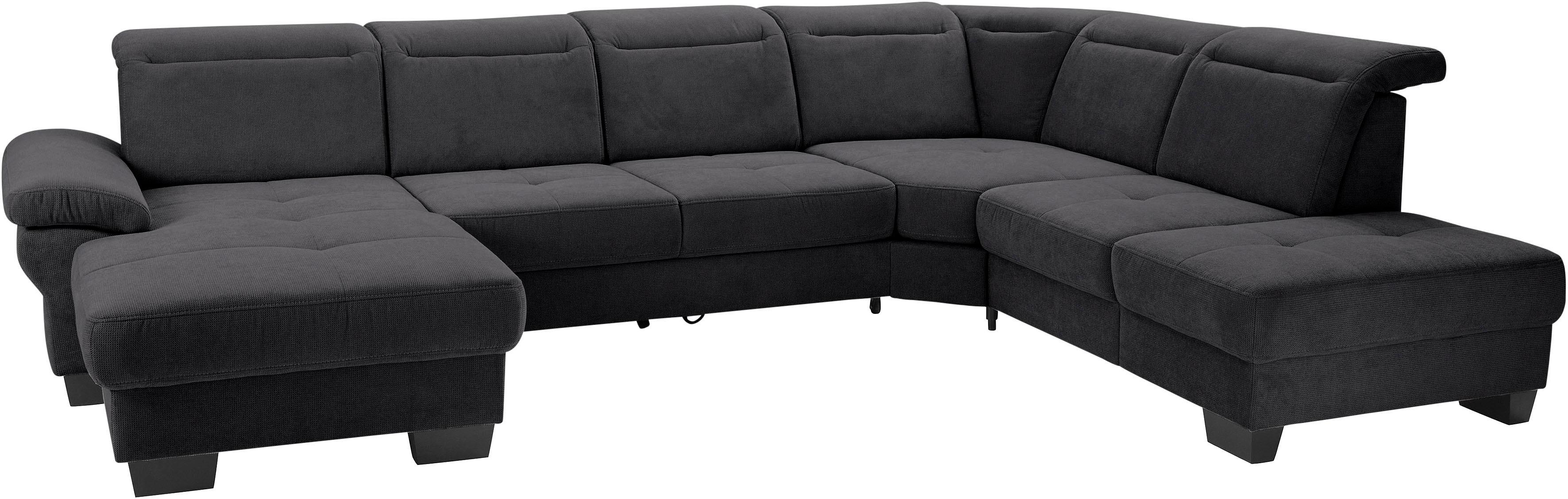OTTO home Wohnlandschaft "Cornwall U-Form" inkl. Sitztiefenverstellung, wahlweise mit Schlaffunktion