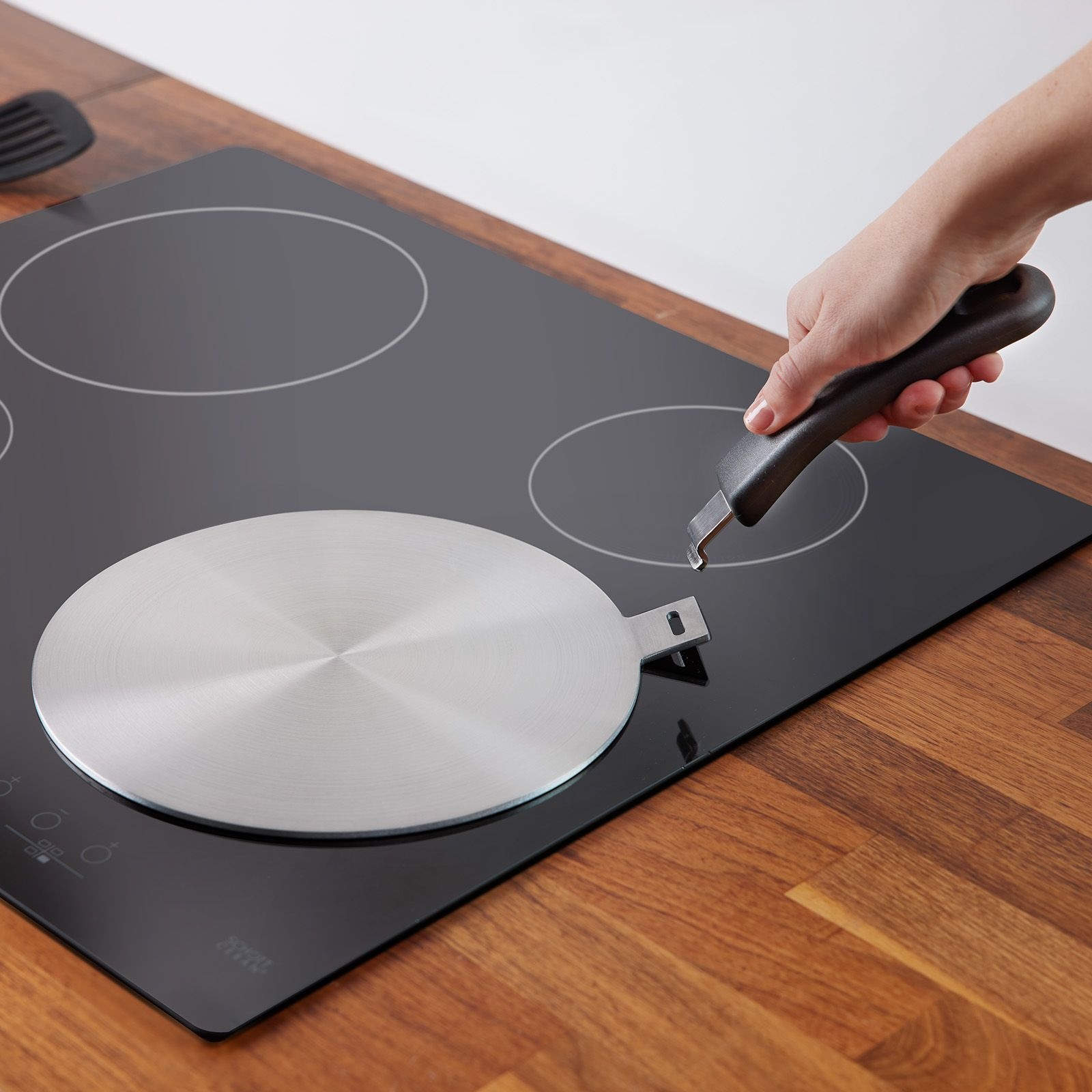 WESTMARK Kochfeld-Adapter »Induktionsadapterplatte, Ø 28 cm« abnehmbarer, wärmeisolierter Griff
