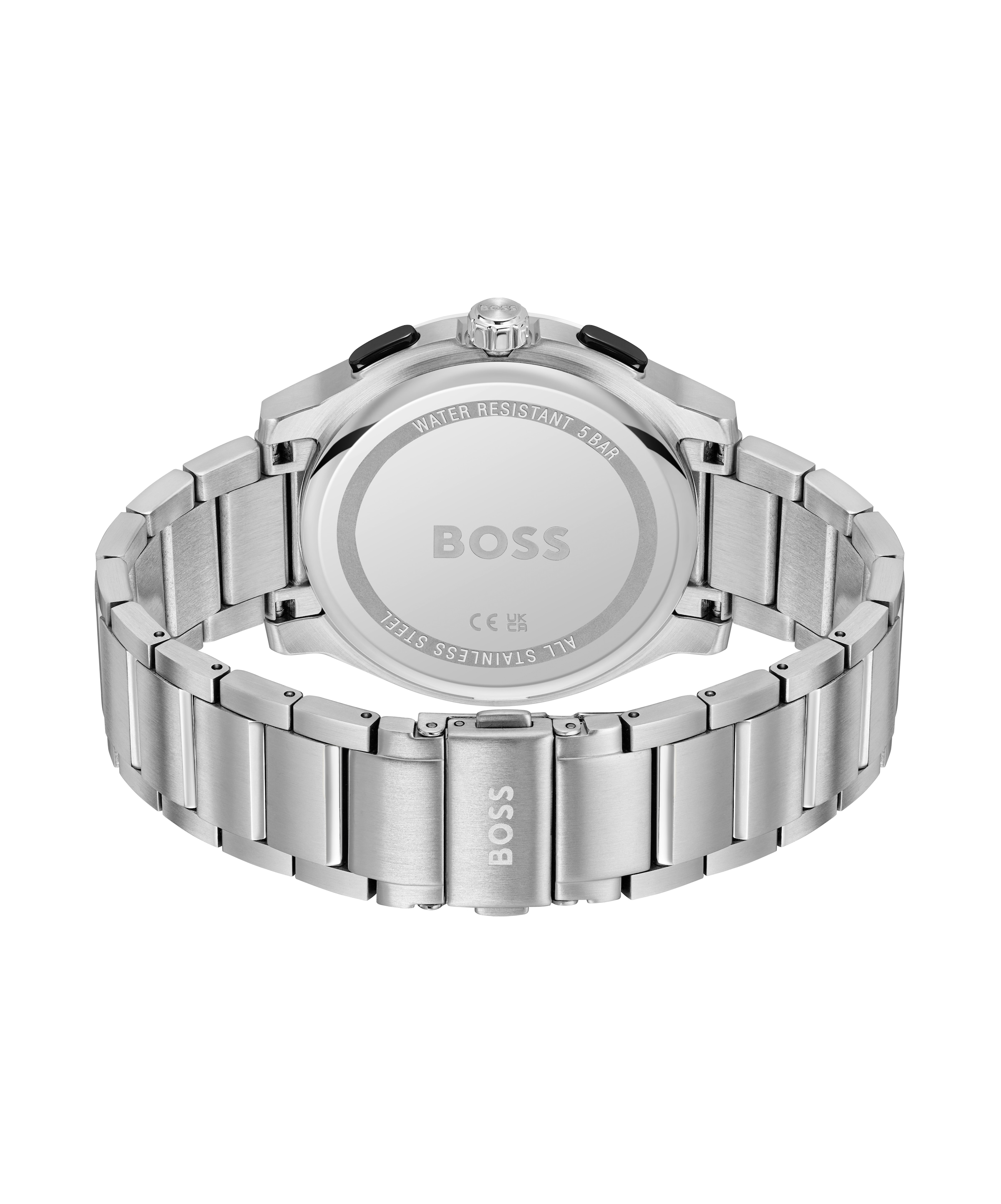 BOSS Chronograph »PEAK 2.0« Quarzuhr, Armbanduhr, Herrenuhr, Edelstahlarmband, analog, Tag
