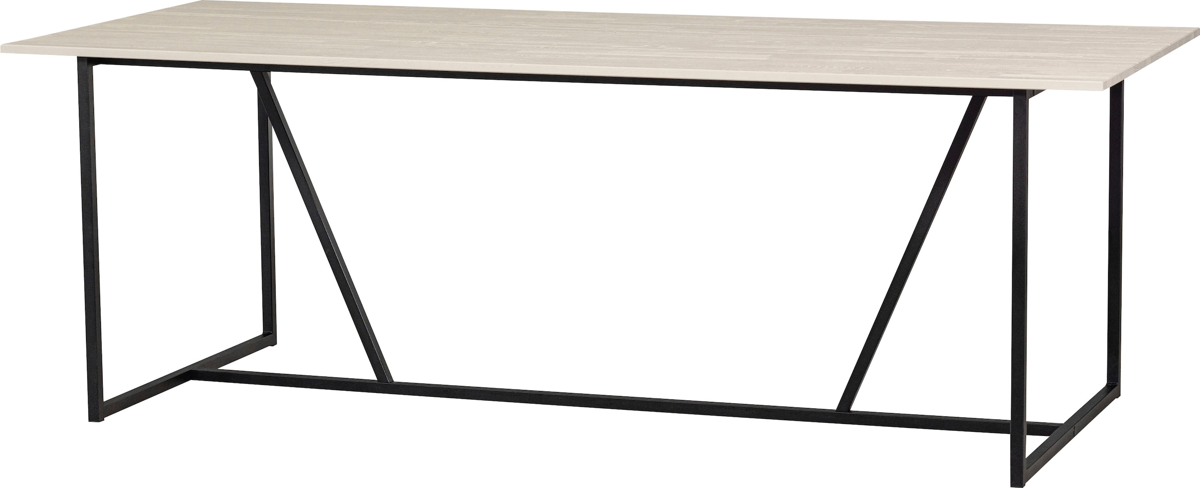 WOOOD Esstisch »Silas«, rechteckige Form, Holz teilmassiv, H 75 cm x B 220 cm