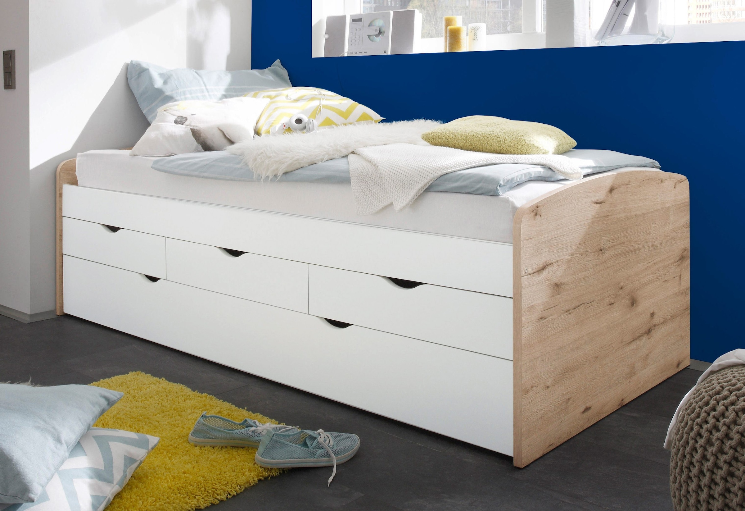 Begabino Funktionsbett mit 2. Schlafgelegenheit