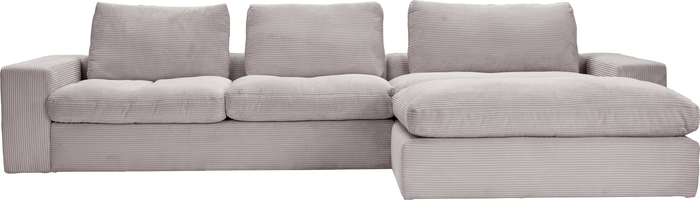 alina Ecksofa "Sandy" mit Recamiere, in modernem Cordstoff günstig online kaufen