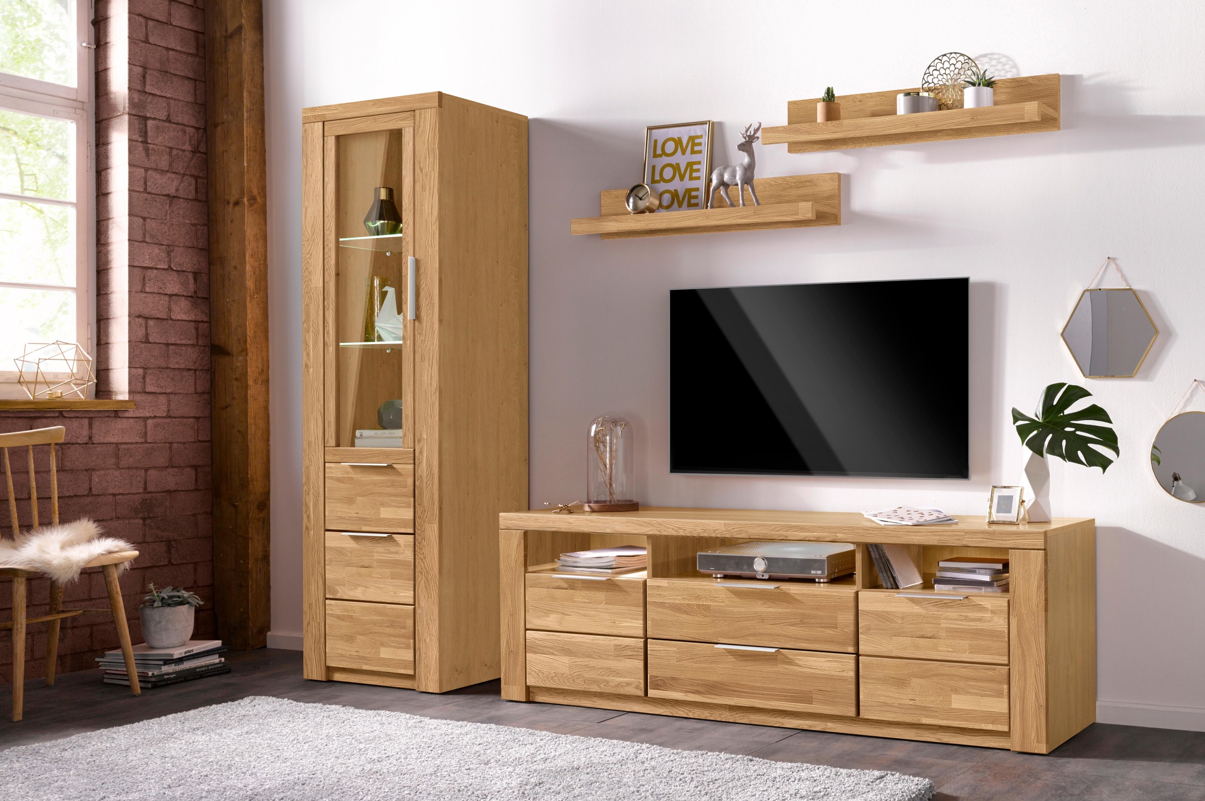 OTTO home Wohnwand "ZARA" Set, 4 Stk. tlg. günstig online kaufen