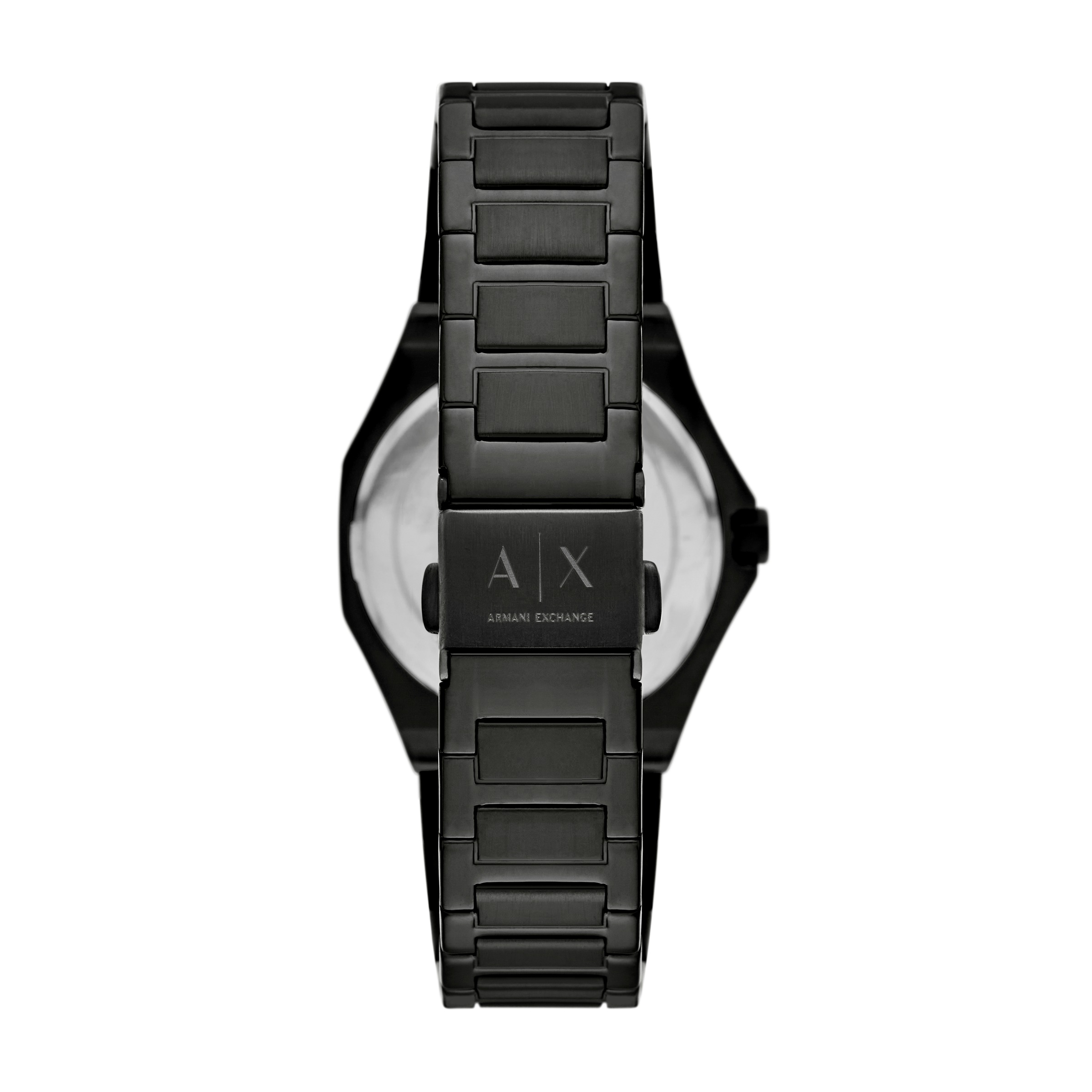 ARMANI EXCHANGE Quarzuhr Armbanduhr, Damenuhr, Edelstahlarmband, analog, Glassteine