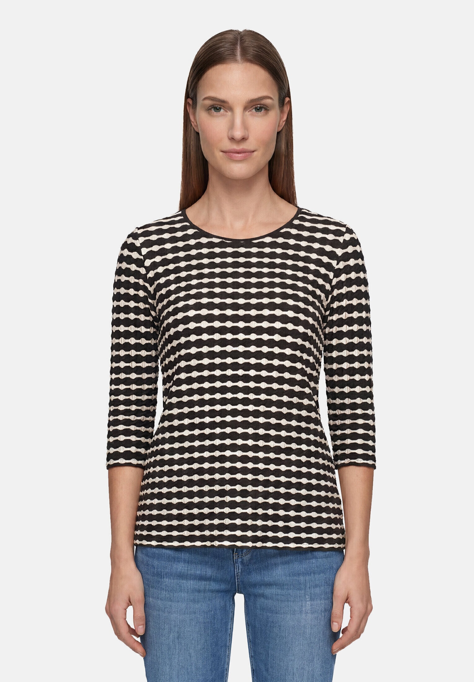 Betty Barclay 3/4-Arm-Shirt »Damen mit Rundhalsausschnitt« 1 Material