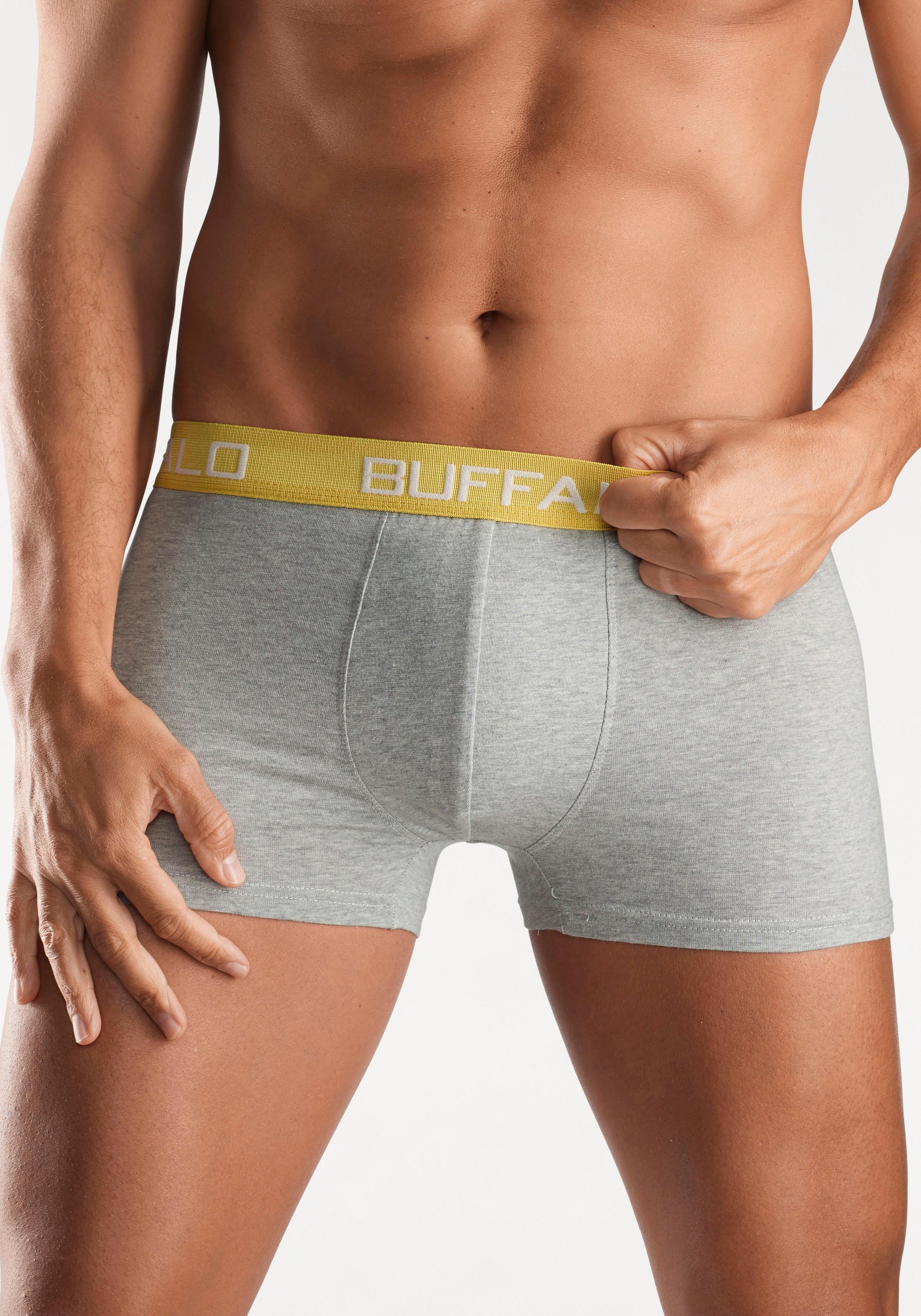 Thumbnail - Buffalo Boxer "Boxershorts für Herren" Packung, 4 Stk. aus Baumwoll-Mix
