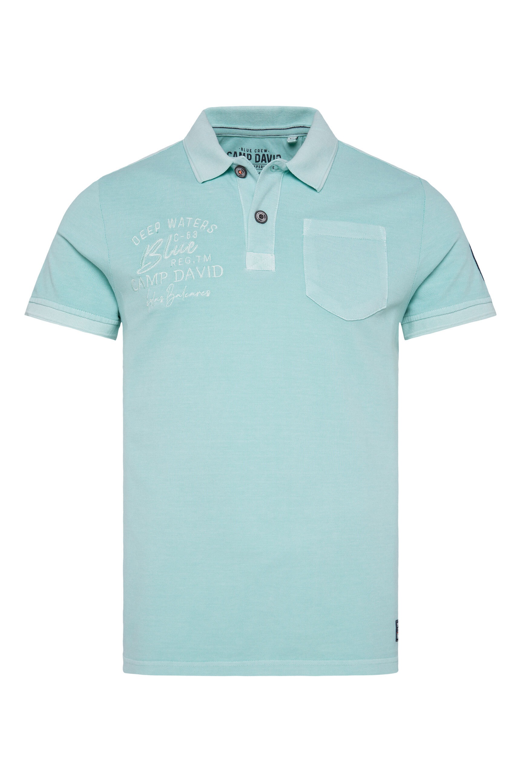 CAMP DAVID Poloshirt, mit Brusttasche