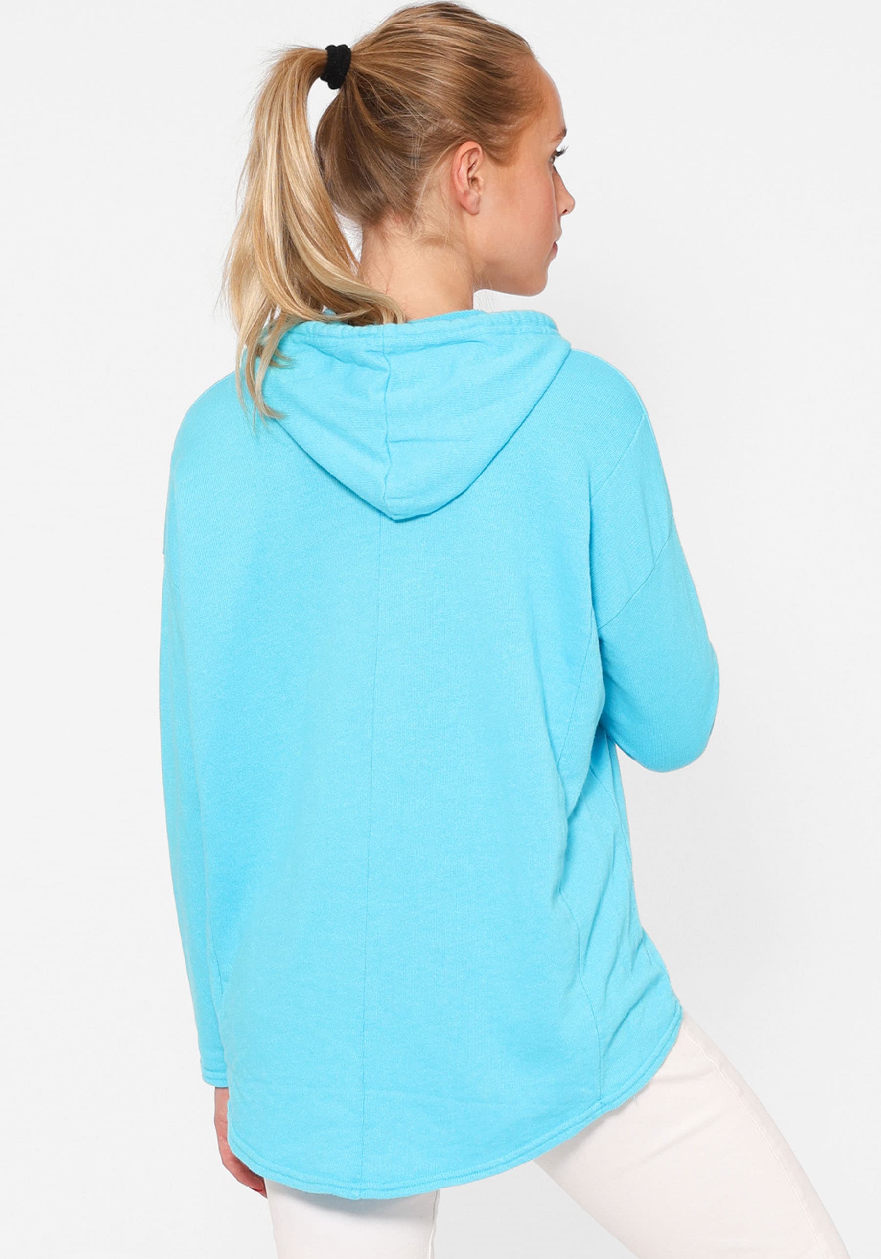 Zwillingsherz Hoodie »"Moin"«, mit Kapuze und Stempeldruck