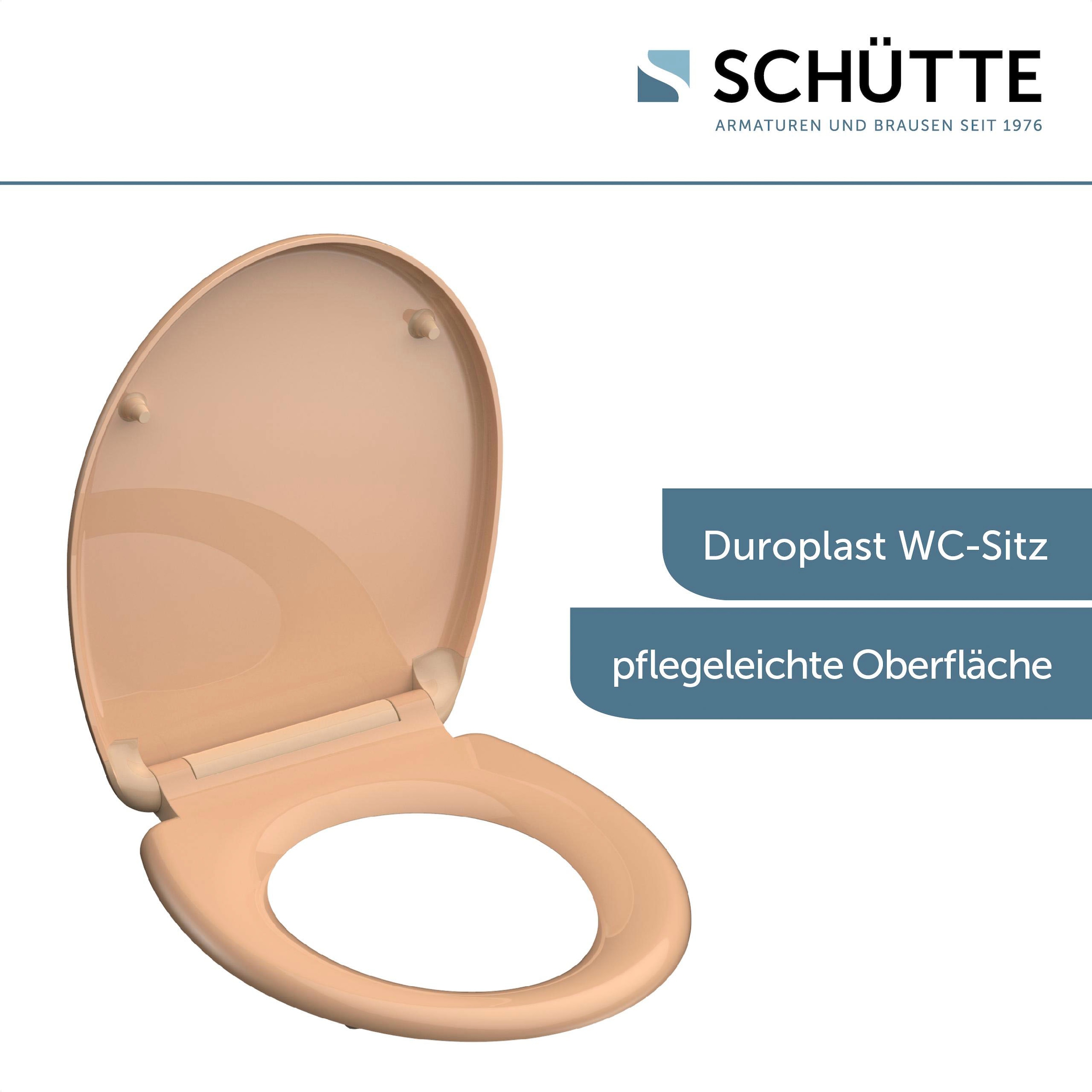 Schütte WC-Sitz, mit Absenkautomatik und Schnellverschlusstechnik