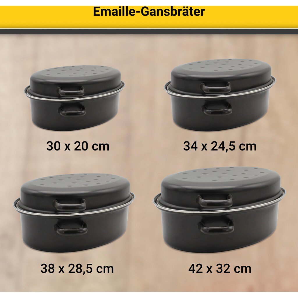 Krüger Bräter, emailliertes Stahlblech