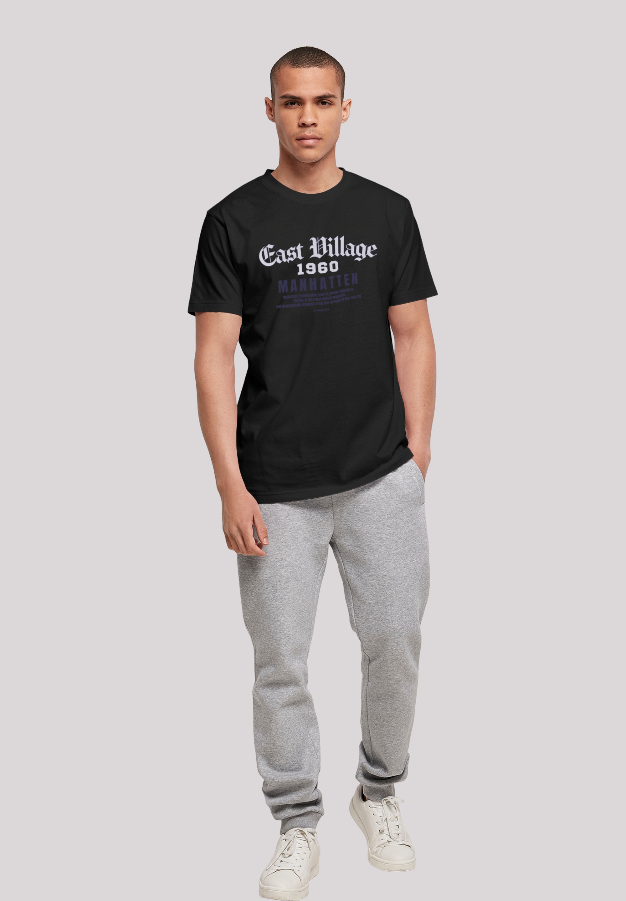 F4NT4STIC T-Shirt »East Village Manhatten TEE UNISEX«, Print