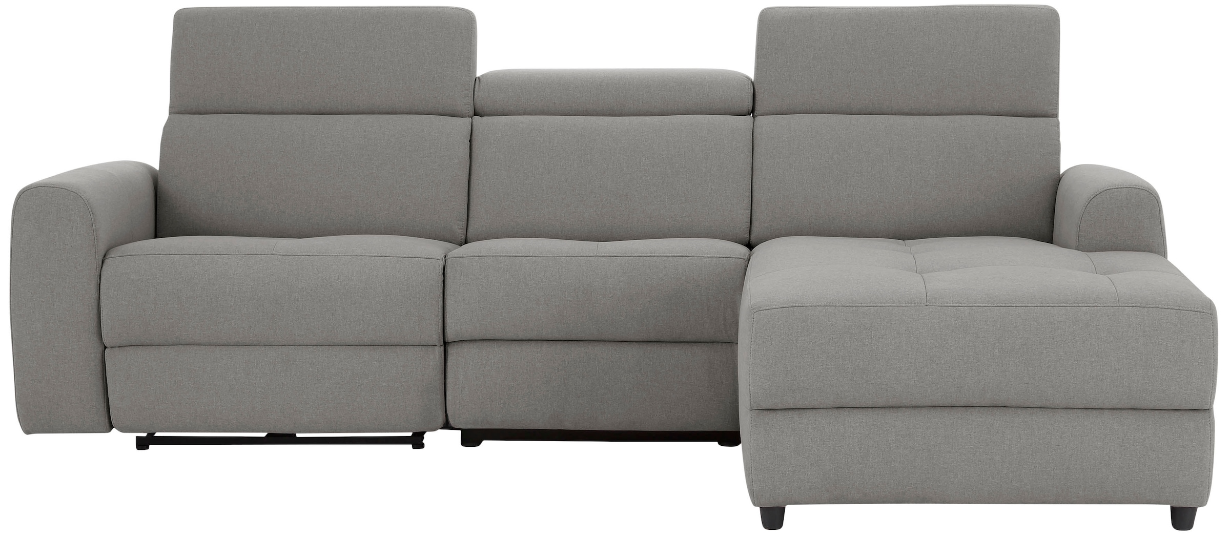 Ecksofa »Sentrano, L-Form,«, auch mit elektrischer Funktion mit USB-Anschluß, in 4...