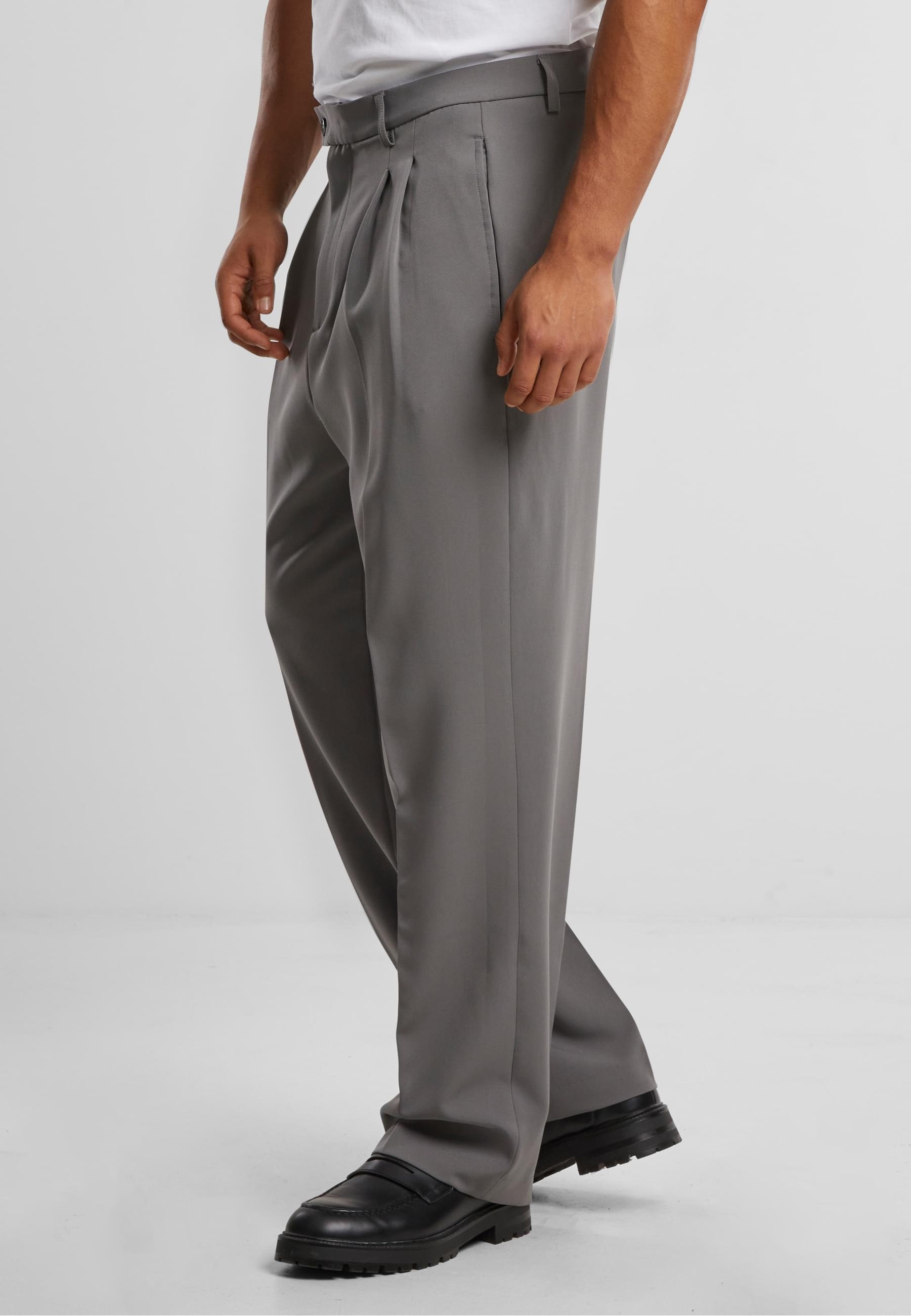 URBAN CLASSICS Stoffhose »Urban Classics Double Pleated Dressed Pants«, (1 tlg.)