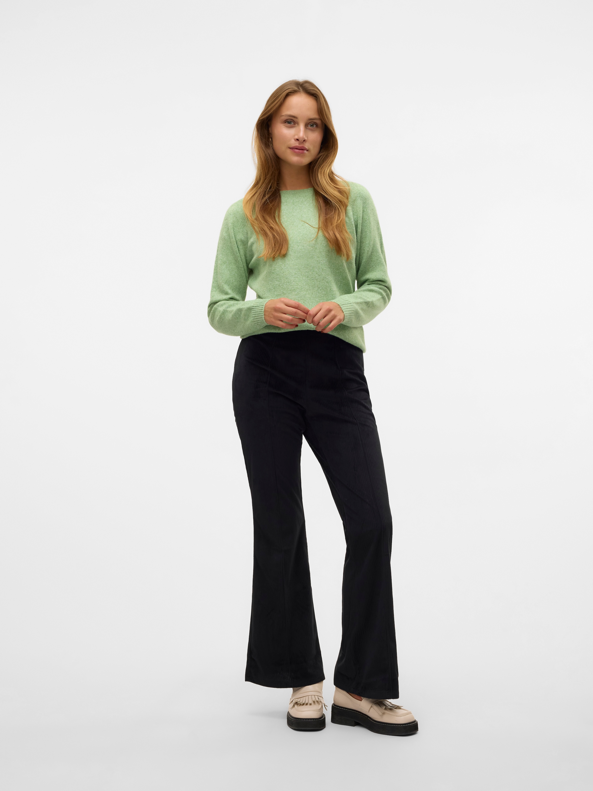 Vero Moda Rundhalspullover »VMDOFFY LS O-NECK BLOUSE GA NOOS«