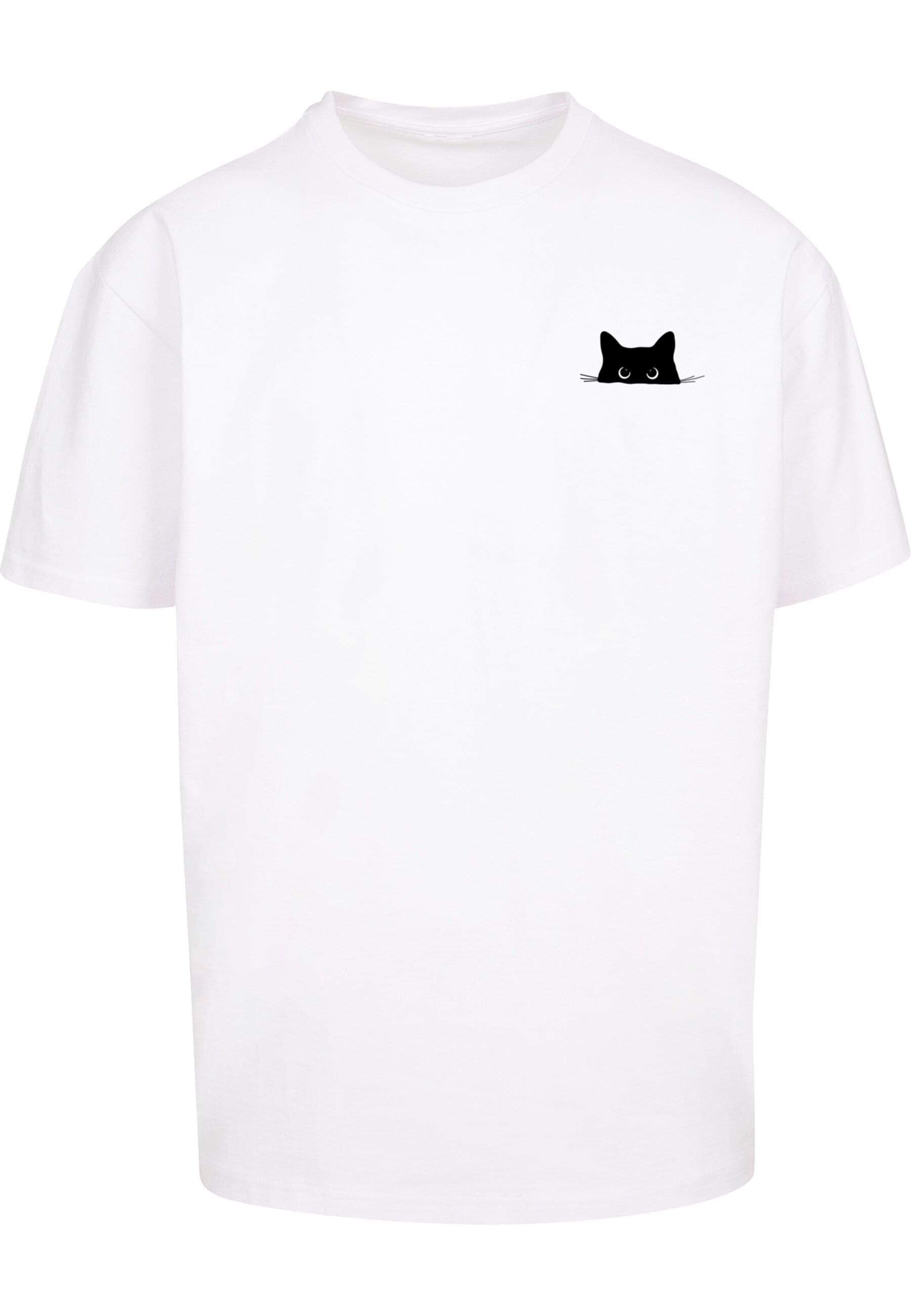 Merchcode T-Shirt "Merchcode Halloween - Cat Tee" 1 Stk. tlg. günstig online kaufen