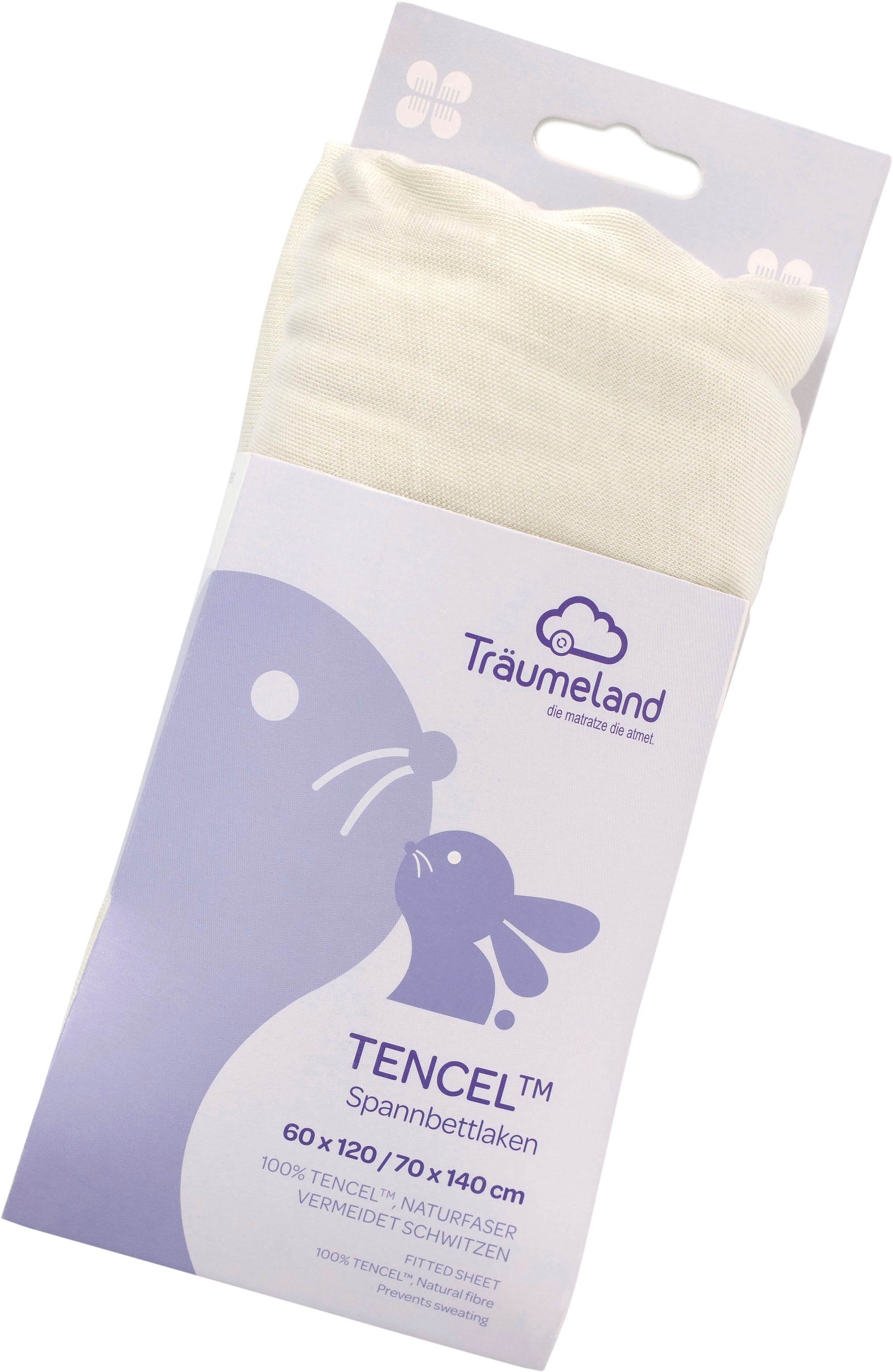 Träumeland Bettlaken "hochwertiges Spannbetttuch aus Tencel" Tencel sorgt f günstig online kaufen