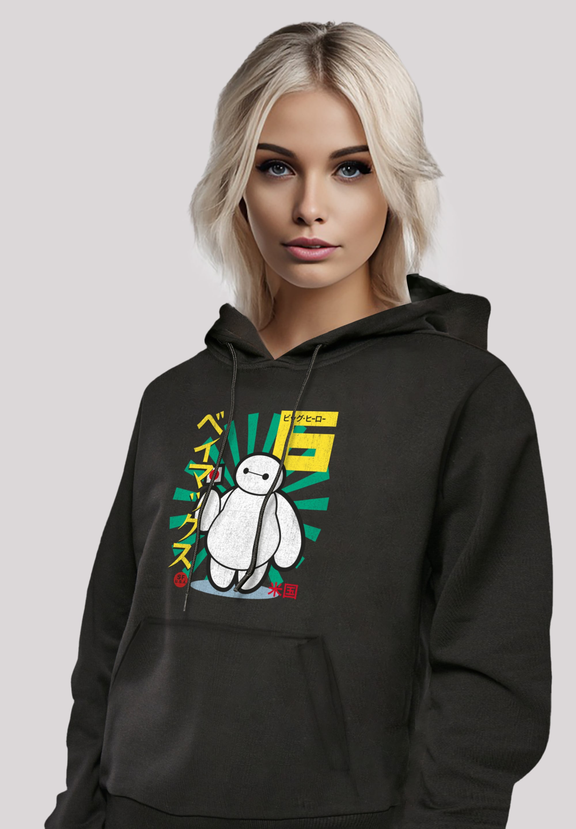 F4NT4STIC Kapuzenpullover »Big Hero 6 Baymax Lollypop«, Premium Qualität
