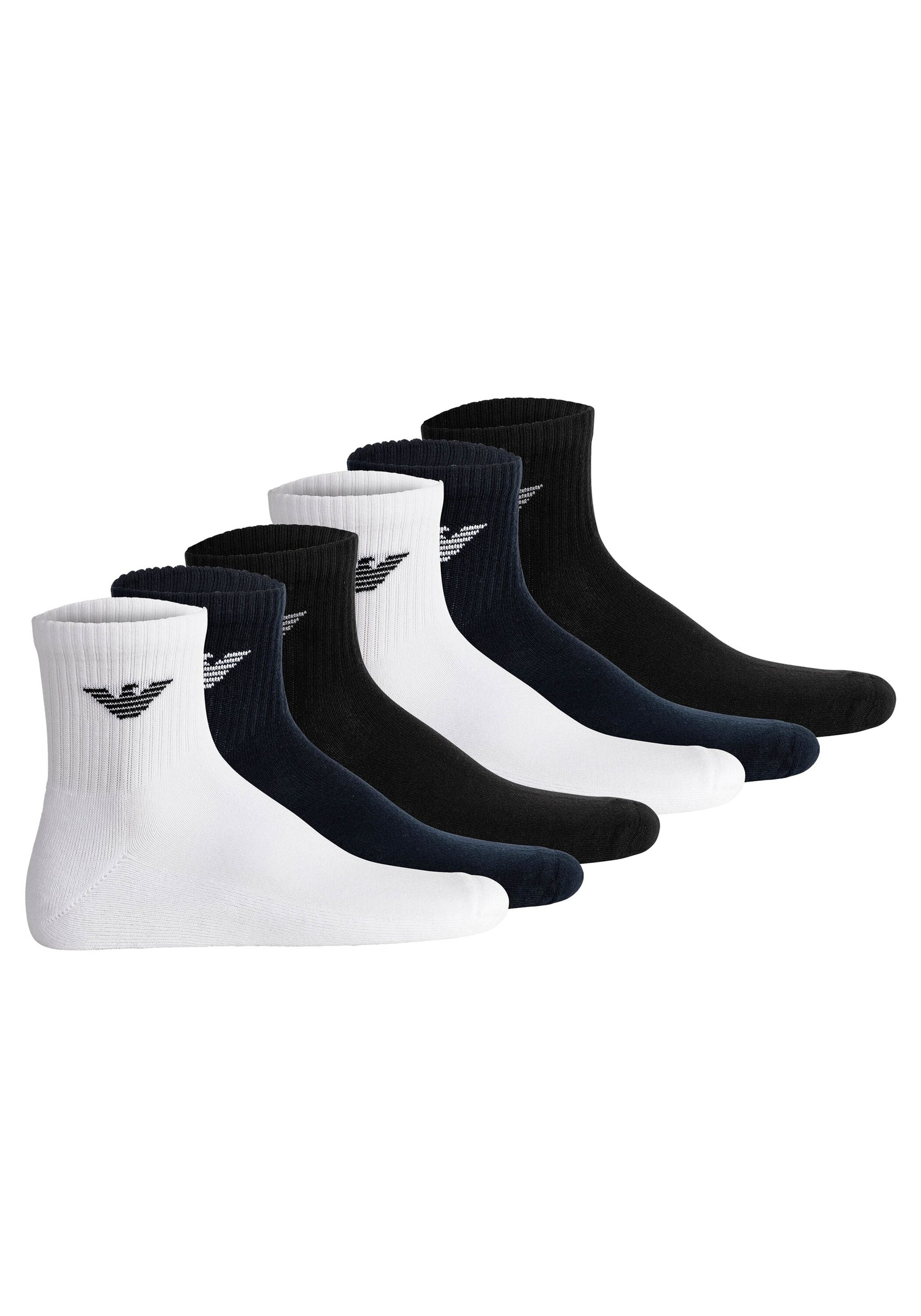 Emporio Armani Sneakersocken "Socken SPORTY SPONGE 6P 6er Pack" 6 Paar tlg.