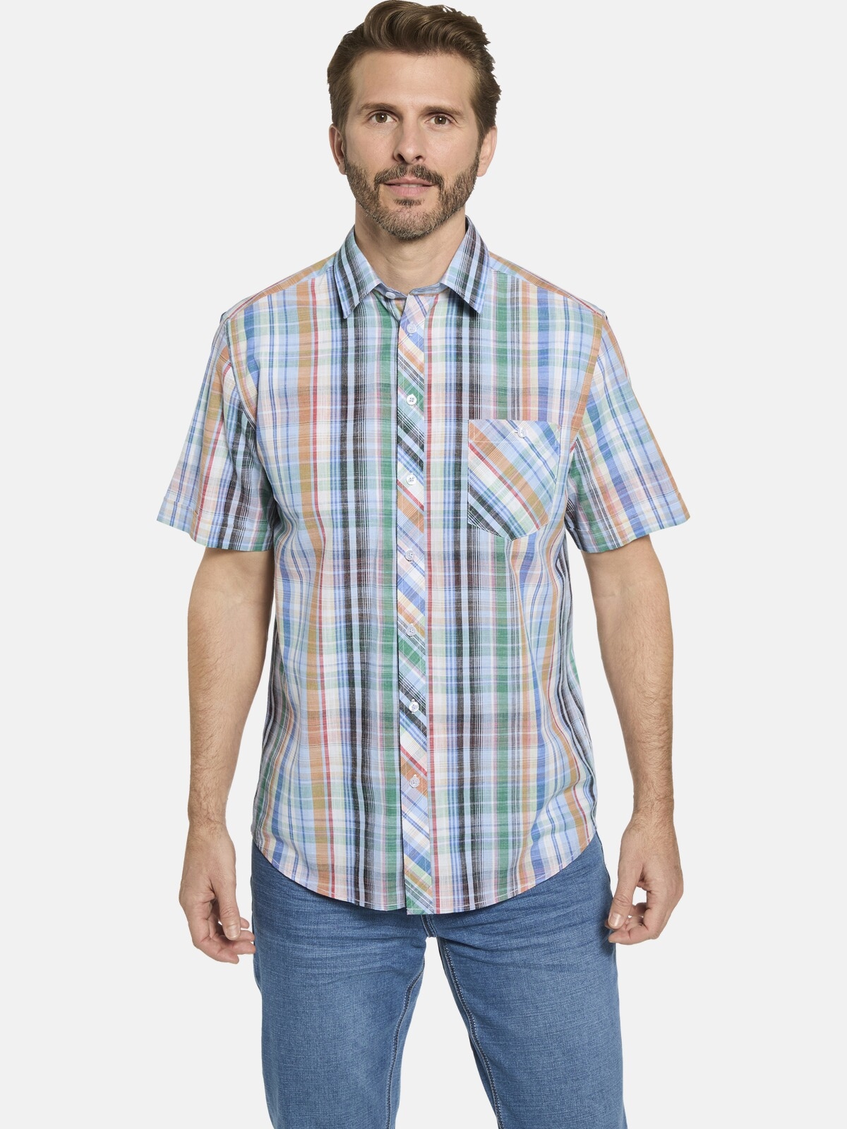 Babista Kurzarmhemd "Kurzarmhemd BELLAVELLI" 1 Stk. im Karo-Design günstig online kaufen