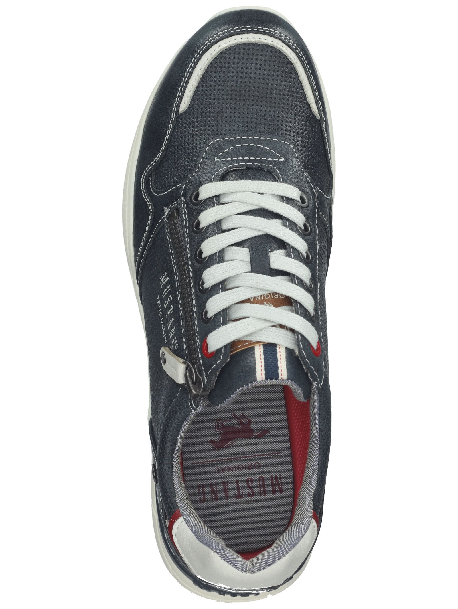 Mustang Shoes Schnürschuh "Mustang Shoes Halbschuhe Lederimitat" günstig online kaufen