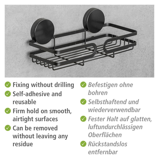 WENKO Duschablage »Static-Loc® Plus Pavia«, Badezimmer-Ablage, Befestigen ohne  bohren per Rechnung | BAUR