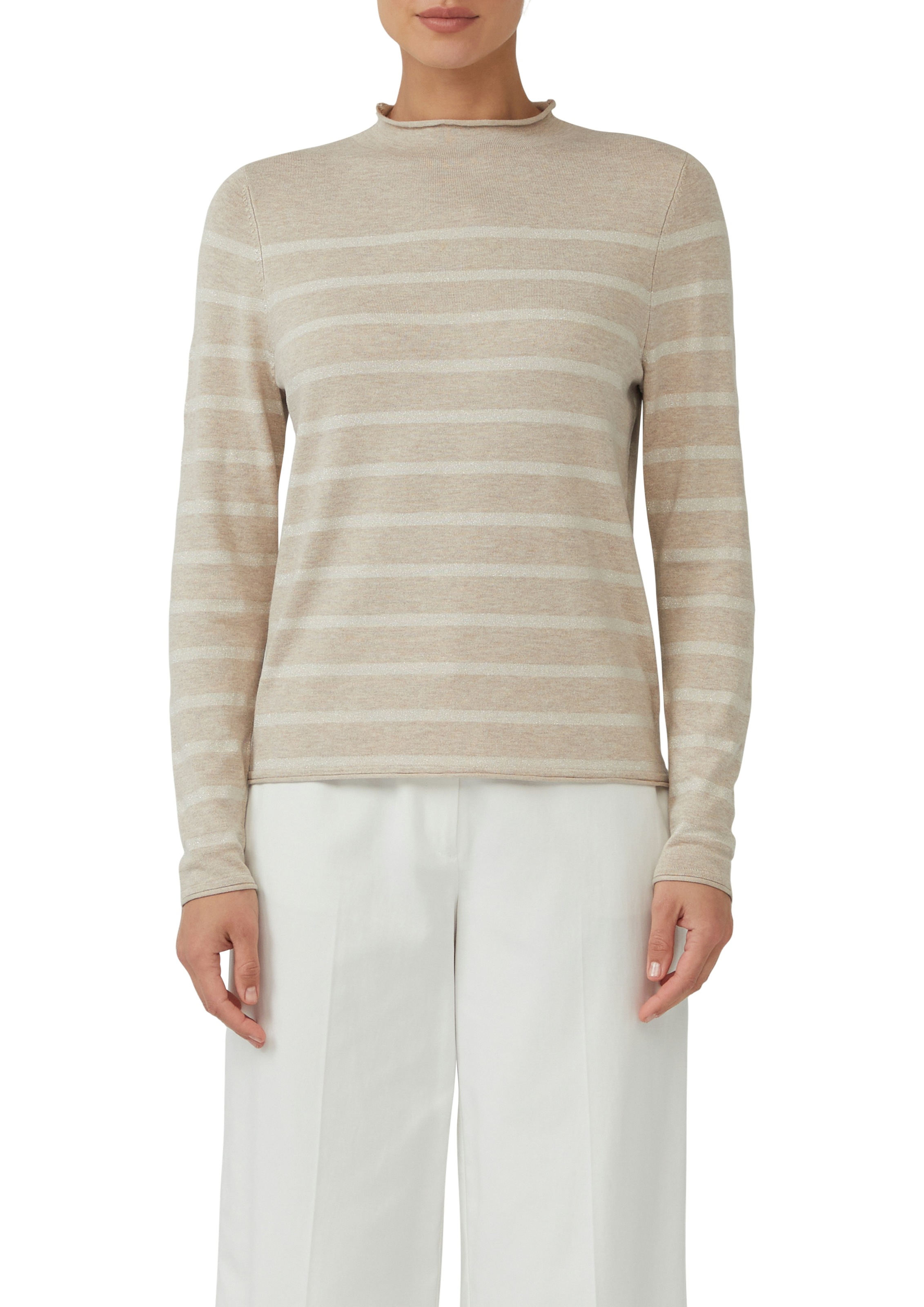 s.Oliver BLACK LABEL Strickpullover, mit Streifen Muster günstig online kaufen
