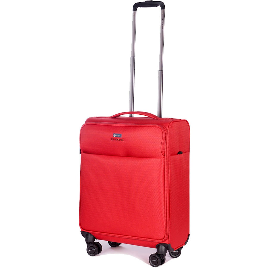 Stratic Weichgepäck-Trolley »Stratic Light + S, red«, 4 Rollen