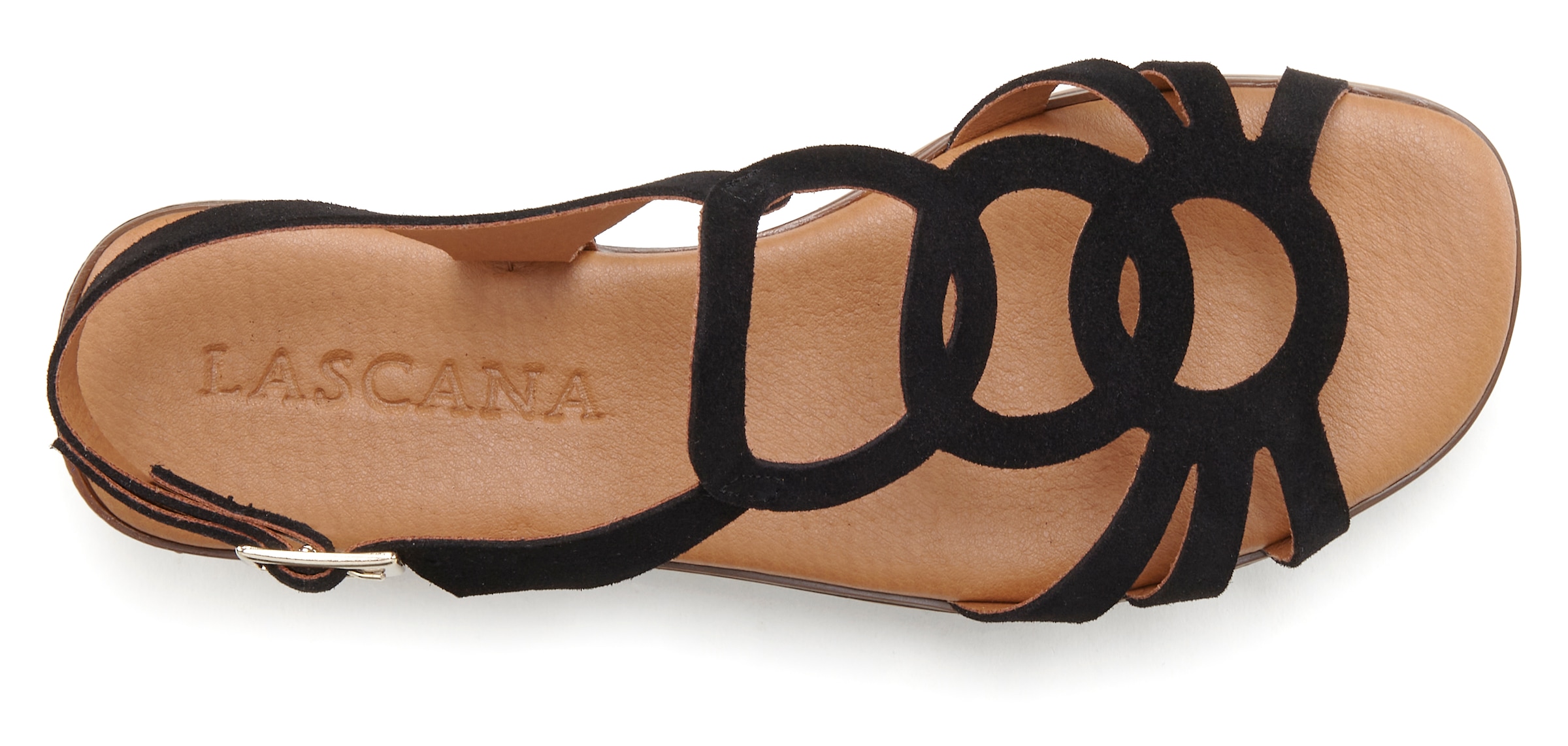LASCANA Sandale »Sommerschuh«, aus hochwertigem Leder, Sandalette, Sommerschuh