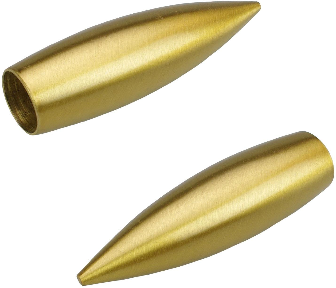 Liedeco Gardinenstangen-Endstück "Bullet" für Gardinenstangen Ø 16 mm günstig online kaufen