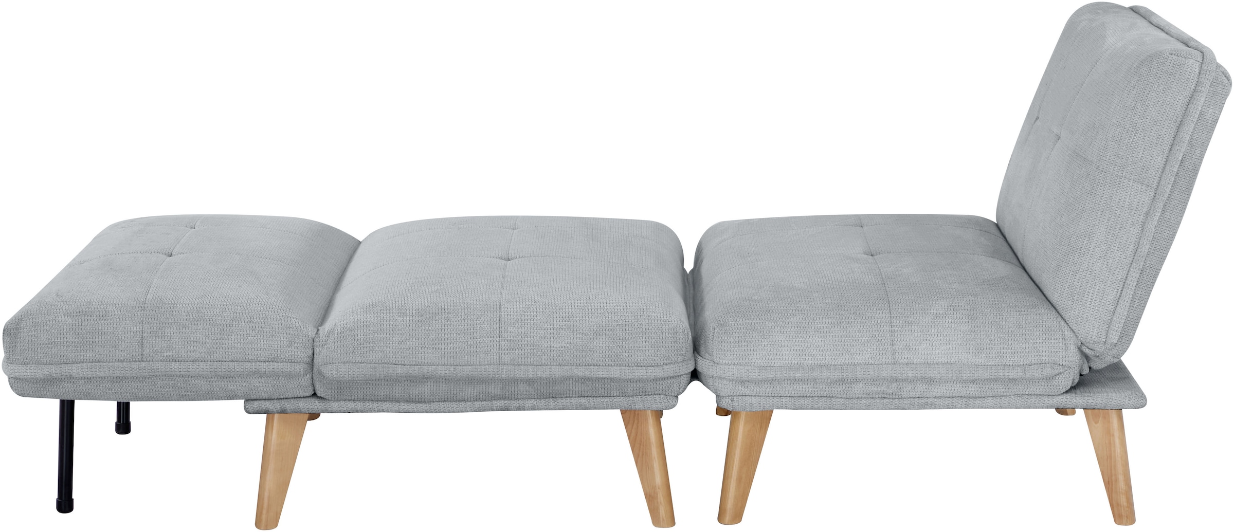 INOSIGN Sessel »DELANEY Schlafsofa, bestehend aus 2 Modulen, mit Schlaffunktion«, Bettsofa, Schlafsessel, Klappsofa, erweiterbar, in Webstoff