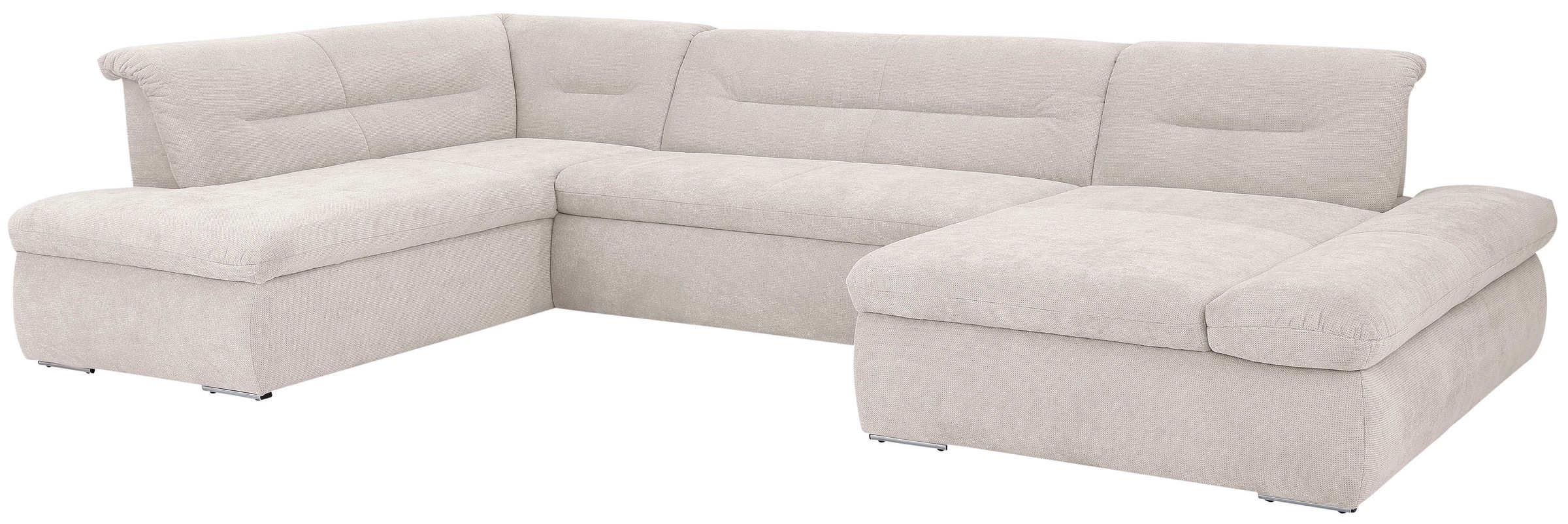 INOSIGN Wohnlandschaft »Avesa U-Form«, Wahlweise mit Armteilverstellung und Bettfunktion, B/T/H: 355/216/80cm