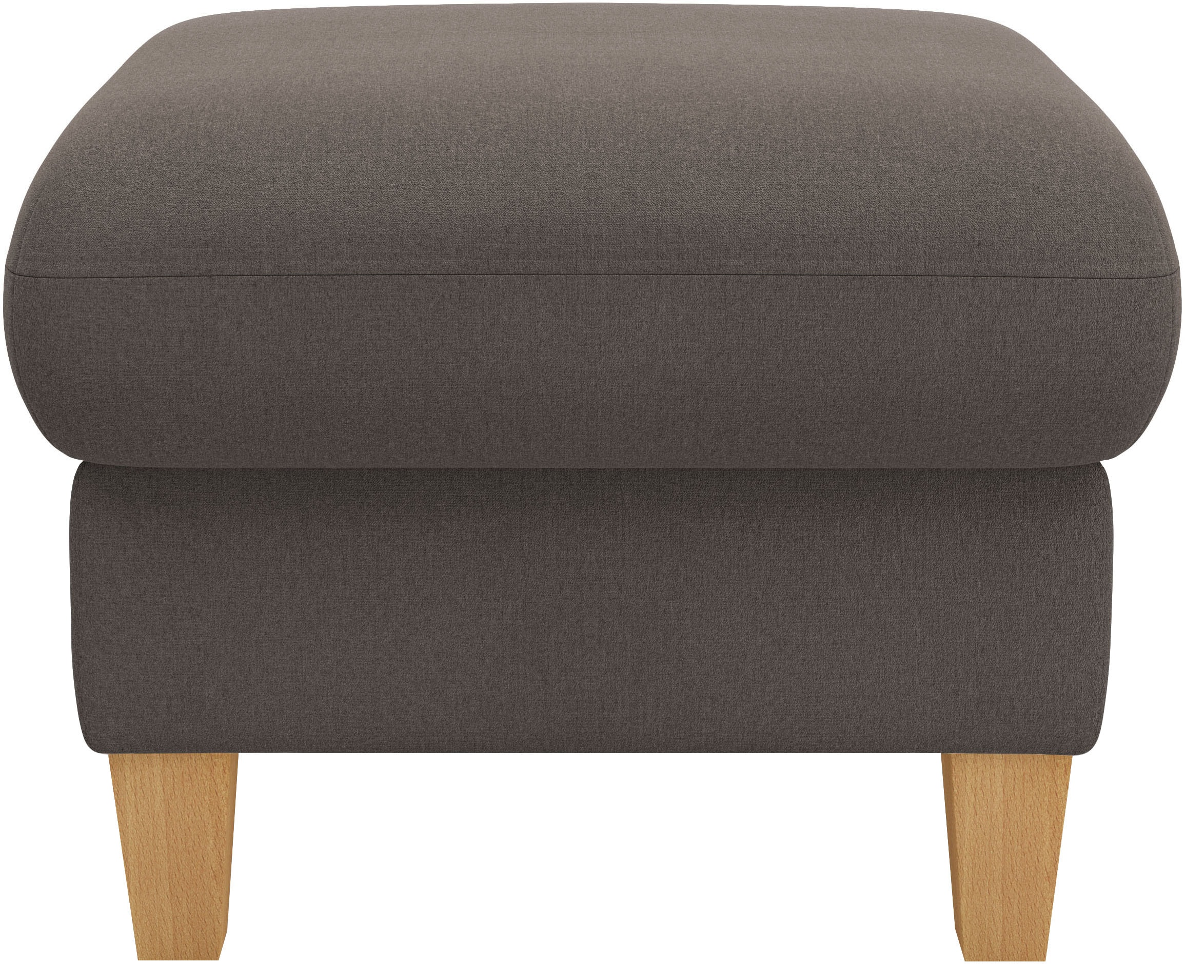 Home affaire Polsterhocker »Rochelle«, (1 St.), Massive 12 cm Holzbeine