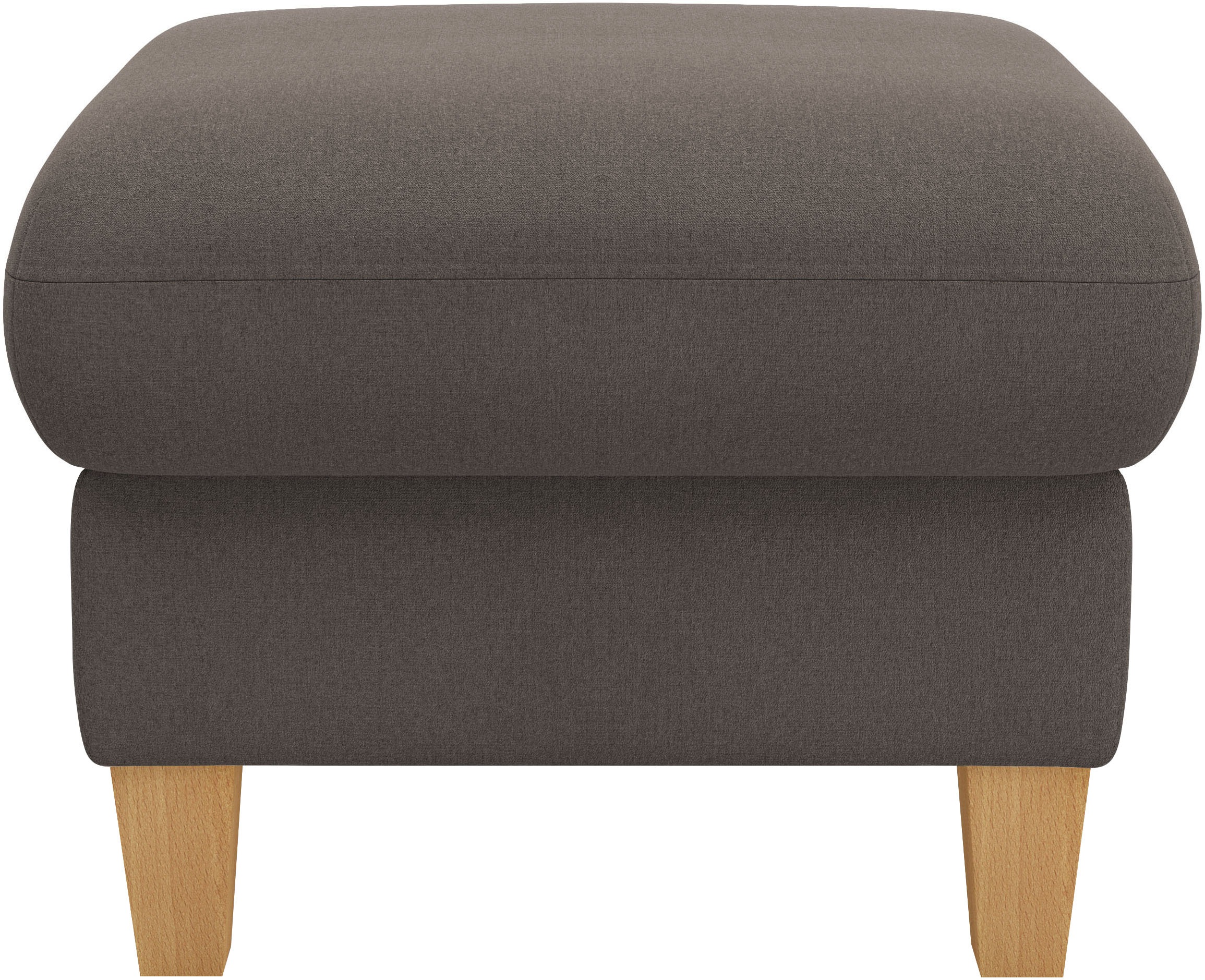 Thumbnail - Home affaire Polsterhocker "Rochelle" 1 Stk. tlg. Massive 12 cm Holzbeine